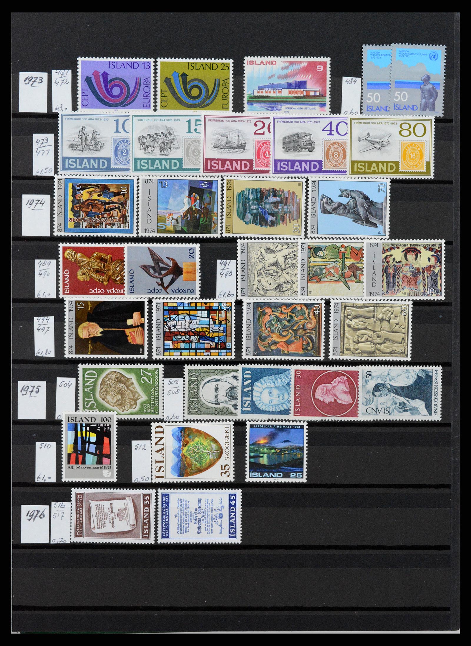 37342 021 - Postzegelverzameling 37342 Scandinavië 1880-1984.