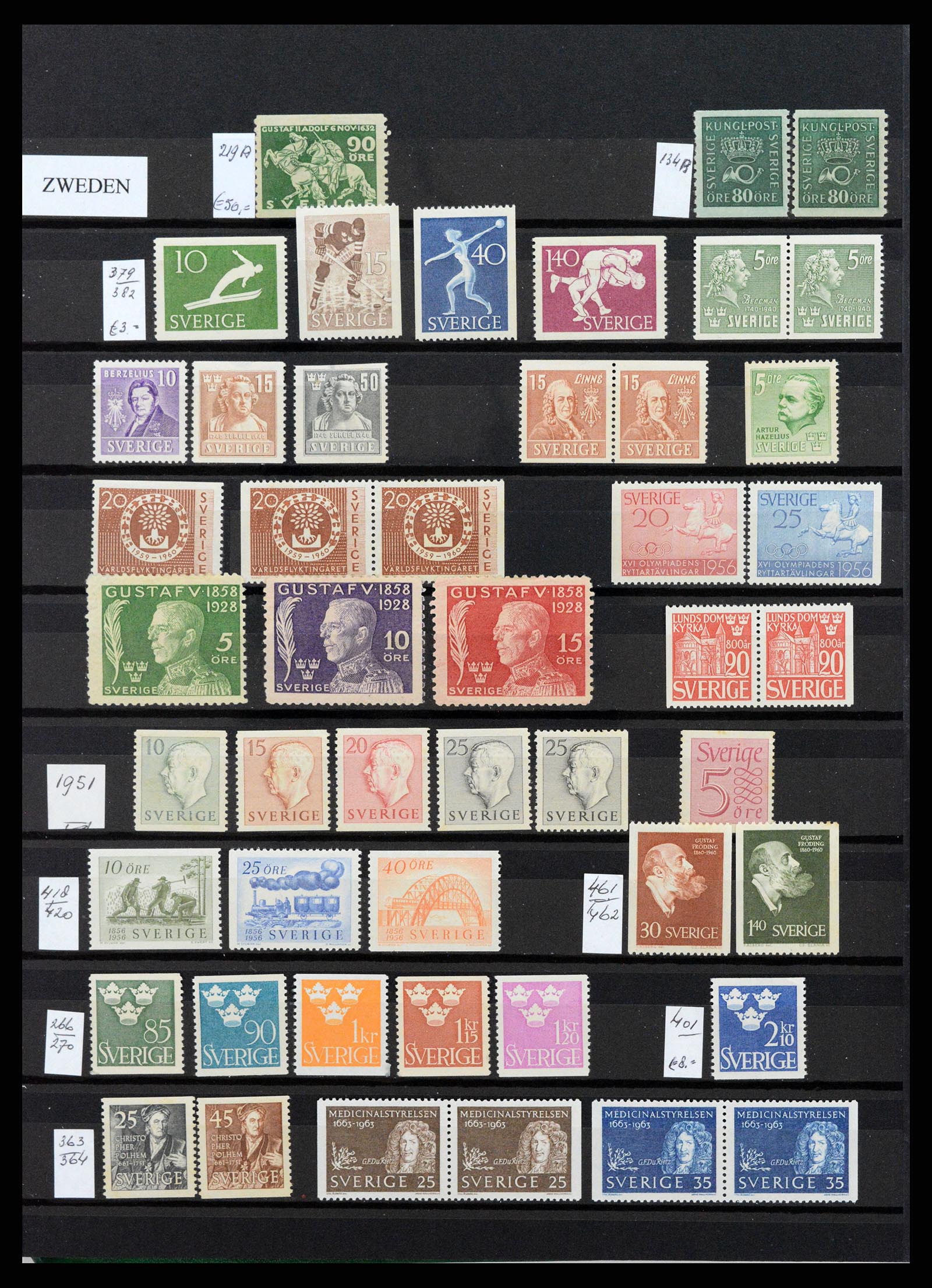 37342 025 - Postzegelverzameling 37342 Scandinavië 1880-1984.