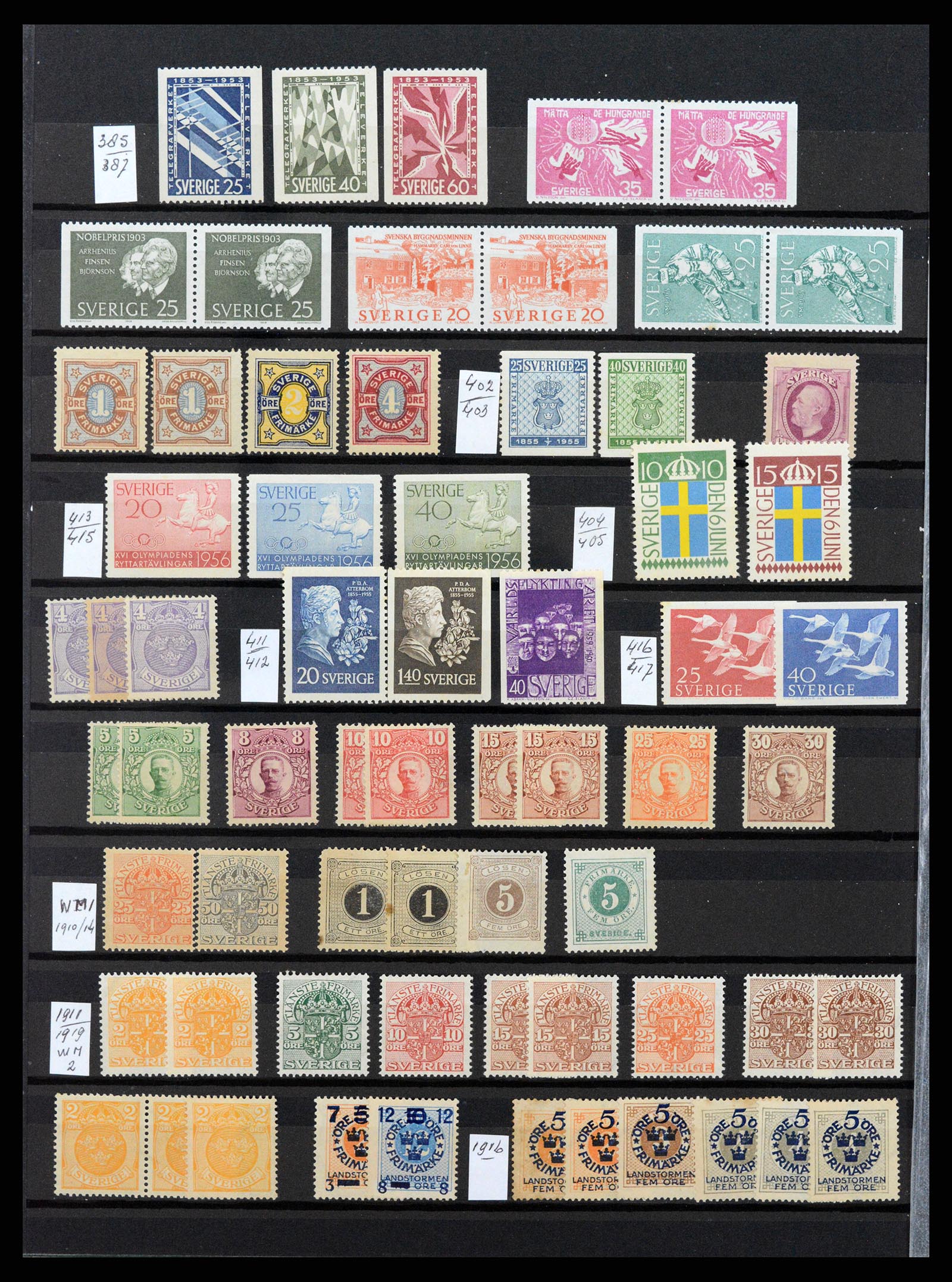 37342 026 - Postzegelverzameling 37342 Scandinavië 1880-1984.
