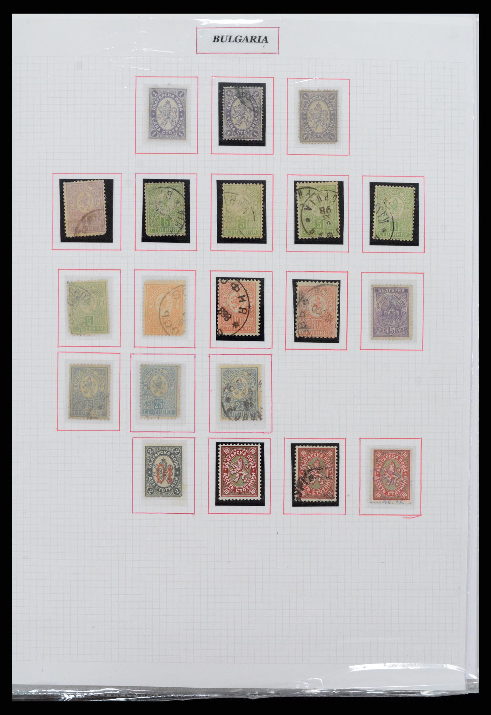 37344 001 - Postzegelverzameling 37344 Europese landen 1861-1980.