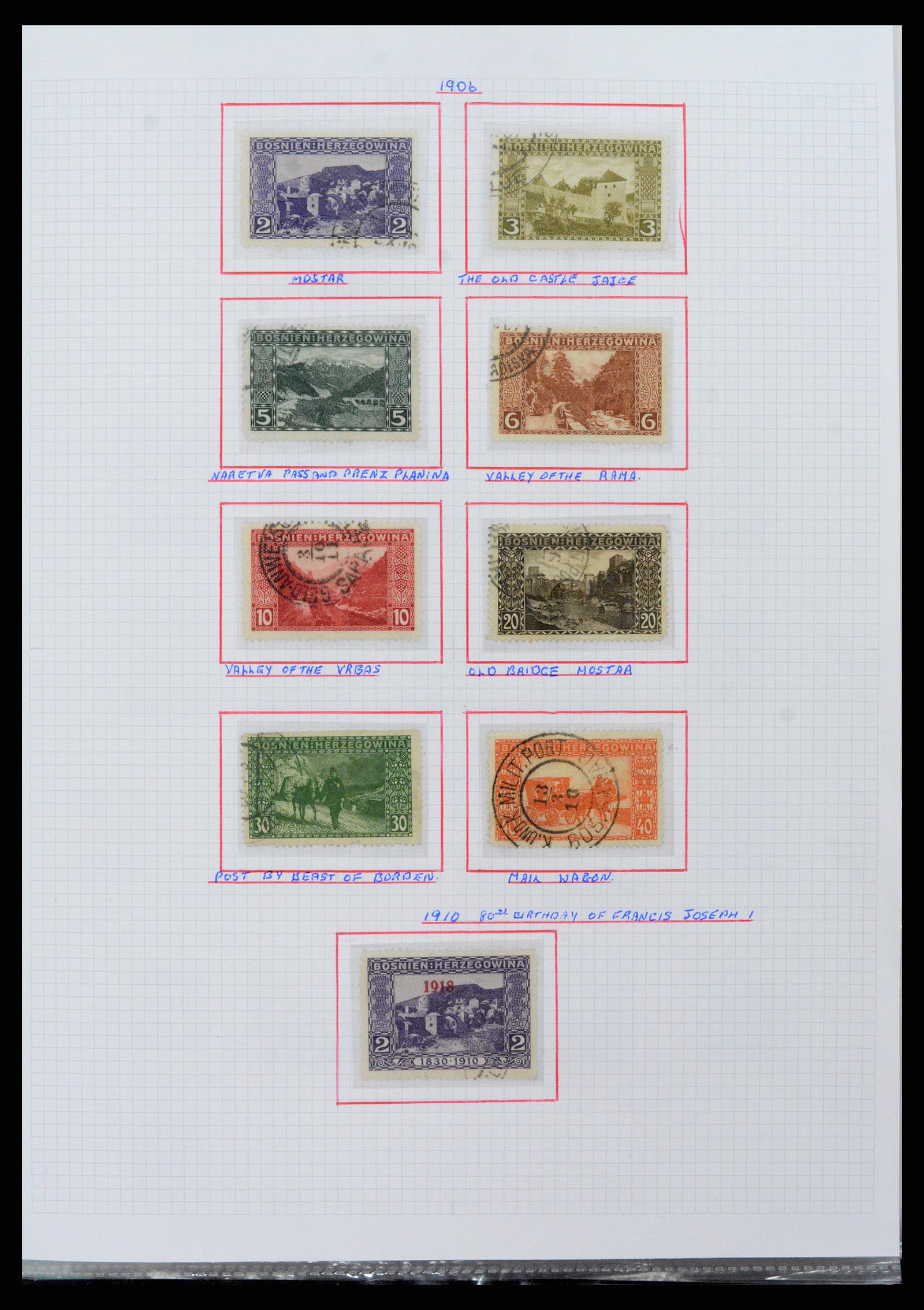 37344 005 - Postzegelverzameling 37344 Europese landen 1861-1980.