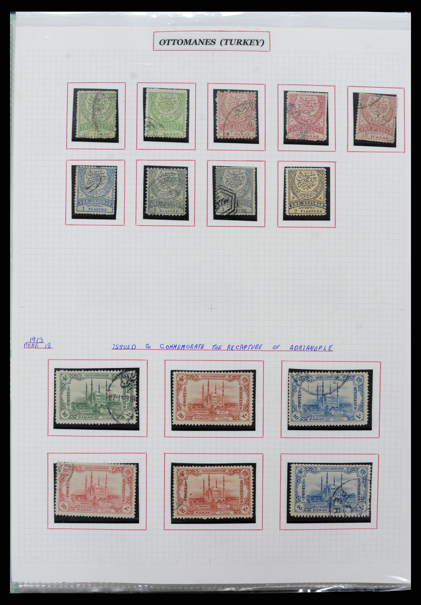 37344 013 - Postzegelverzameling 37344 Europese landen 1861-1980.