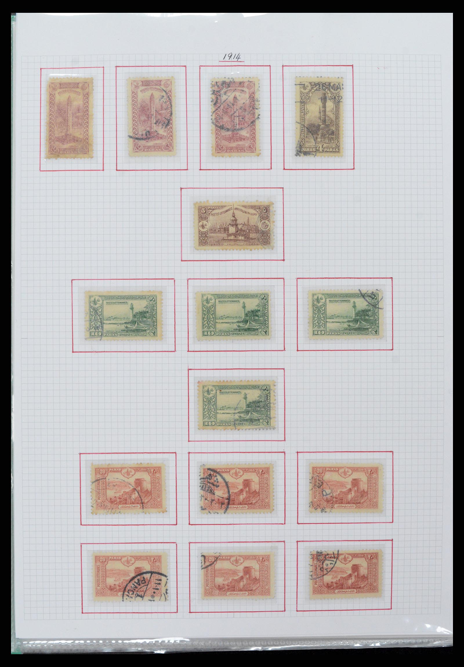 37344 014 - Postzegelverzameling 37344 Europese landen 1861-1980.