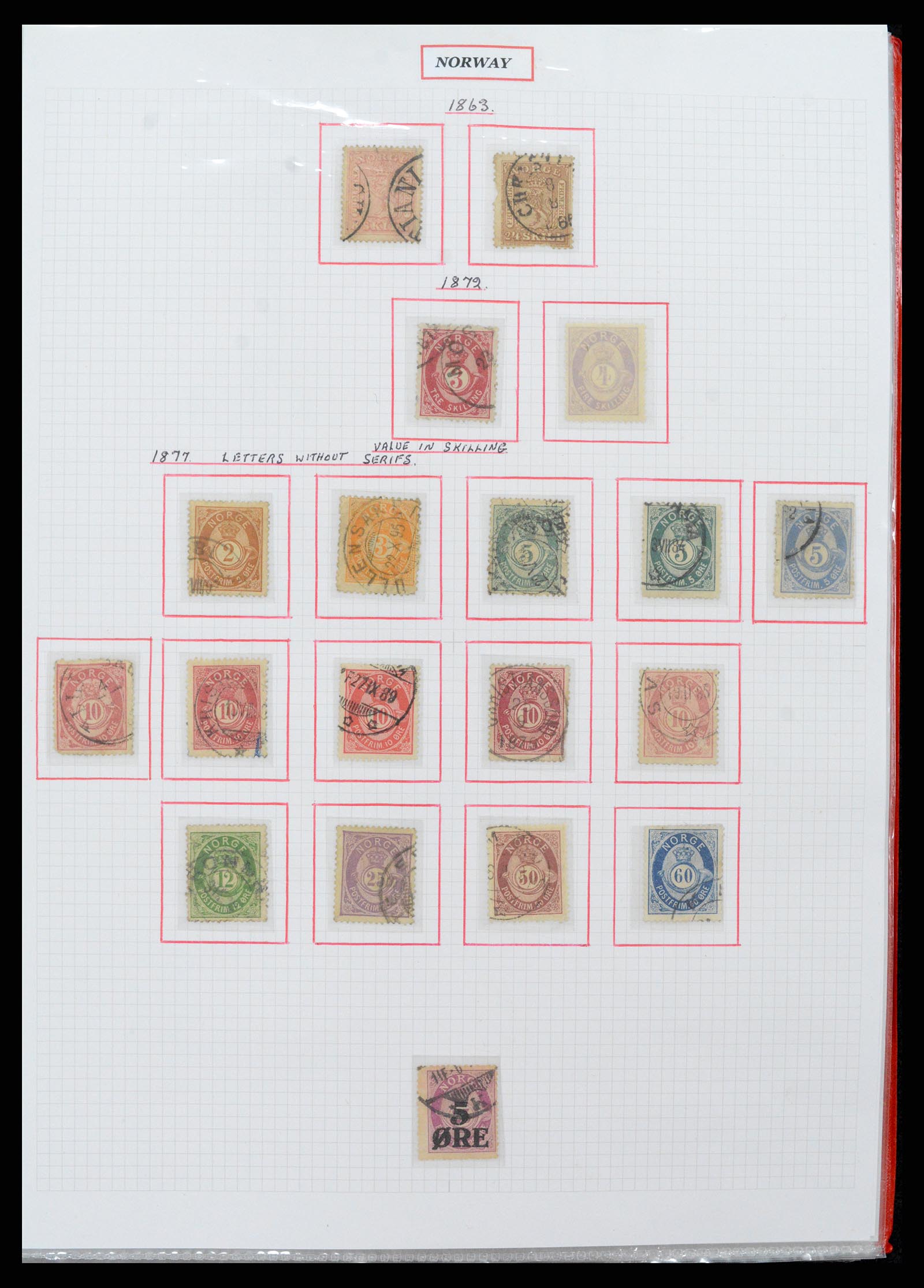 37344 030 - Postzegelverzameling 37344 Europese landen 1861-1980.
