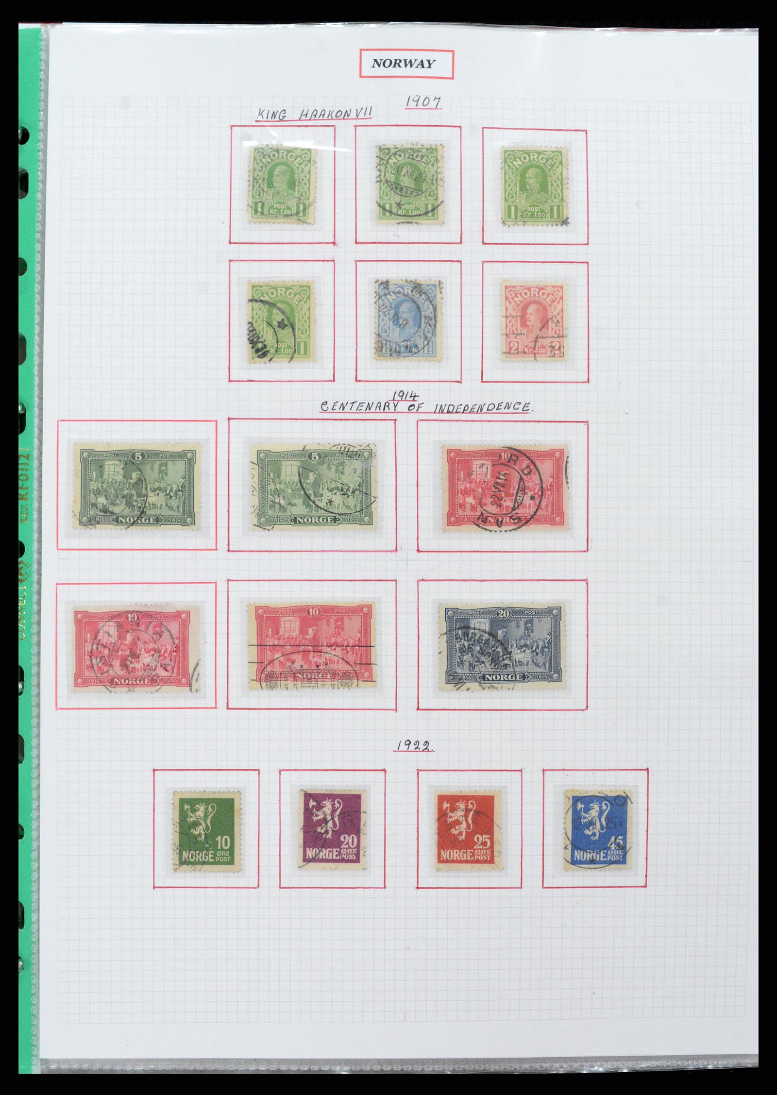 37344 032 - Postzegelverzameling 37344 Europese landen 1861-1980.