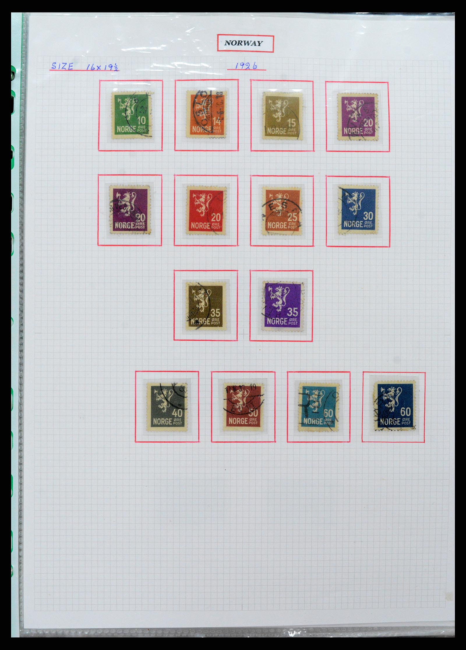 37344 034 - Postzegelverzameling 37344 Europese landen 1861-1980.