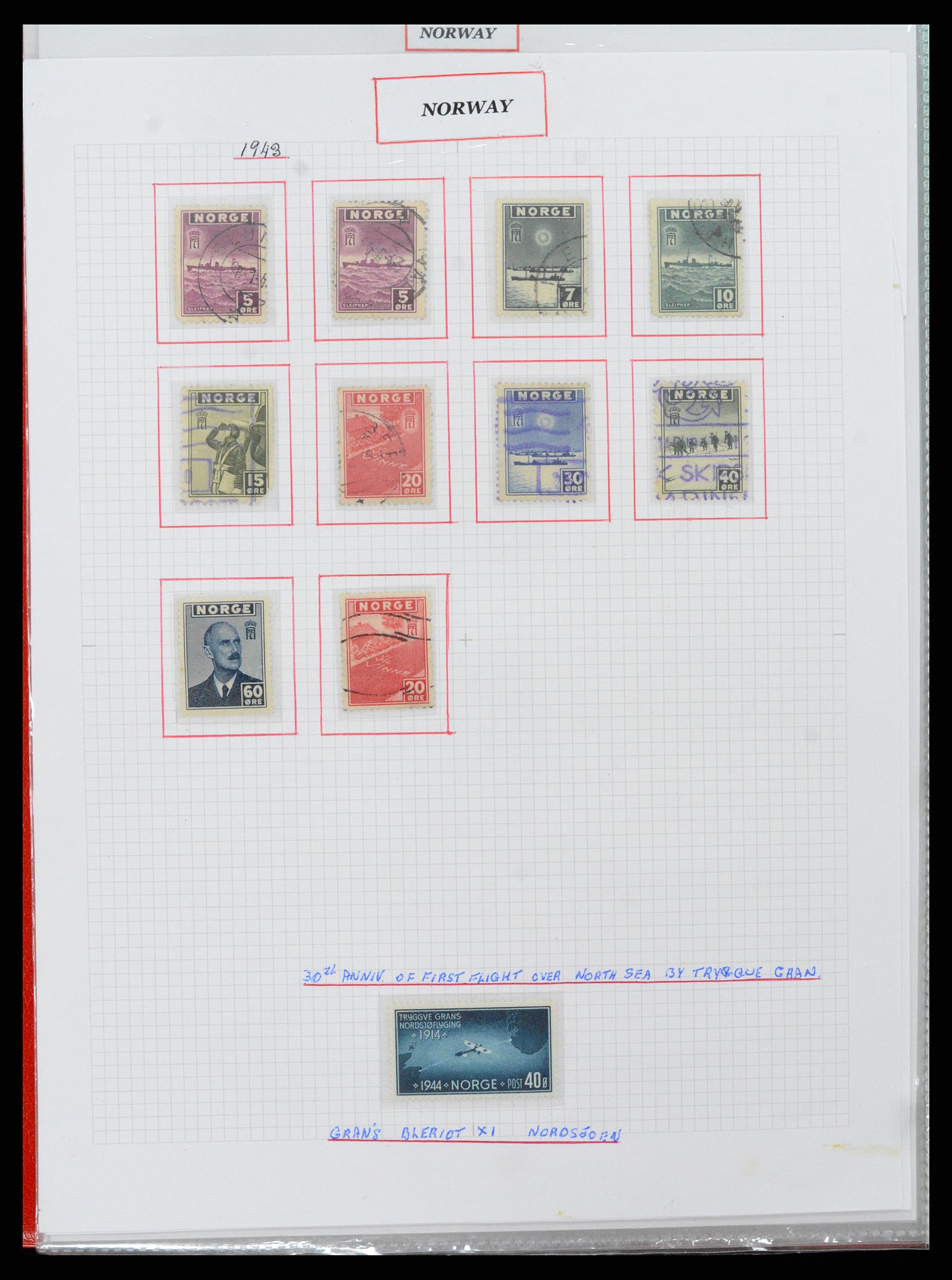 37344 040 - Postzegelverzameling 37344 Europese landen 1861-1980.