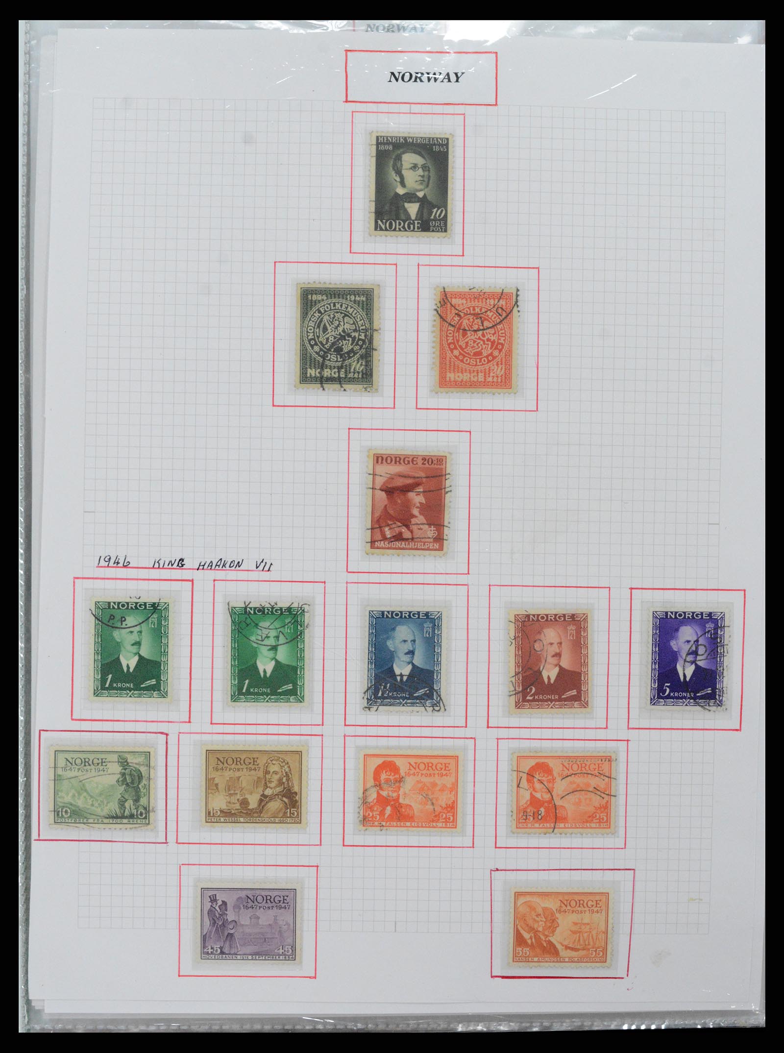 37344 041 - Postzegelverzameling 37344 Europese landen 1861-1980.