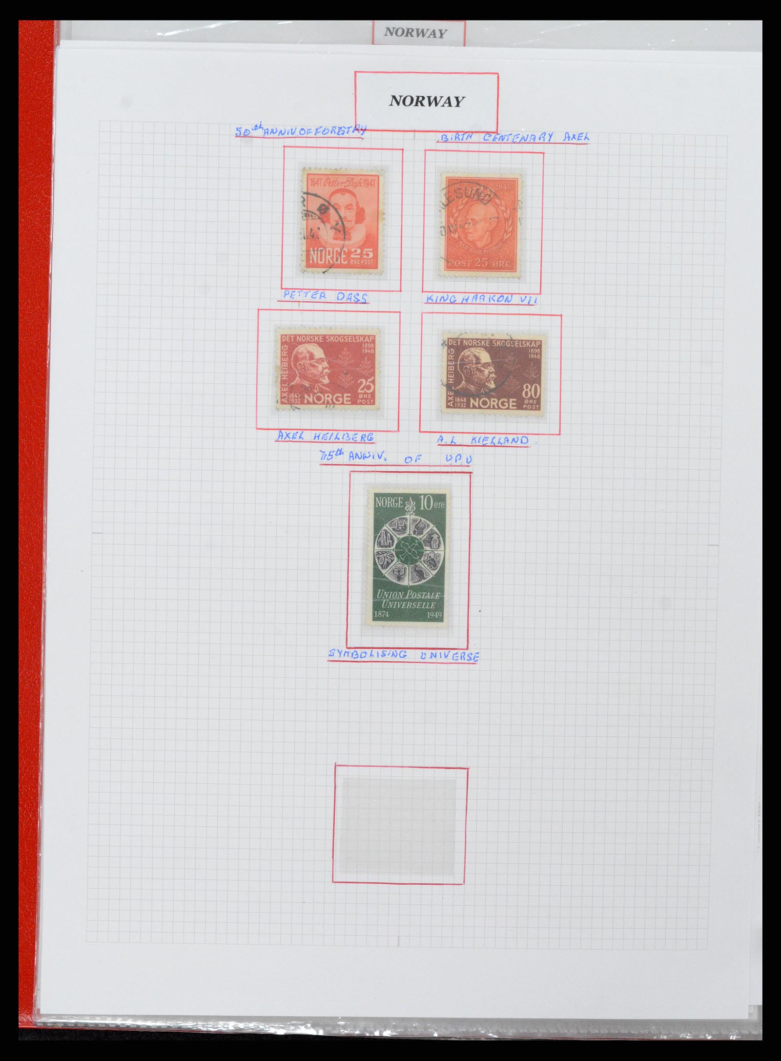 37344 042 - Postzegelverzameling 37344 Europese landen 1861-1980.