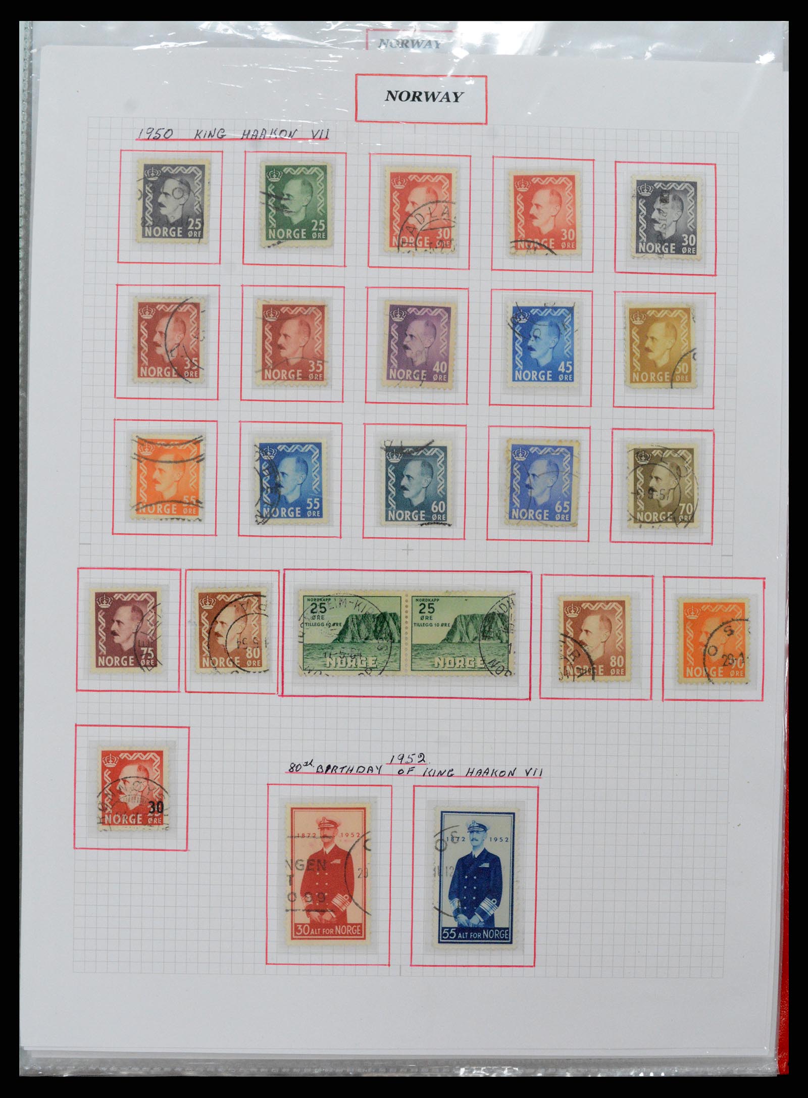 37344 043 - Postzegelverzameling 37344 Europese landen 1861-1980.