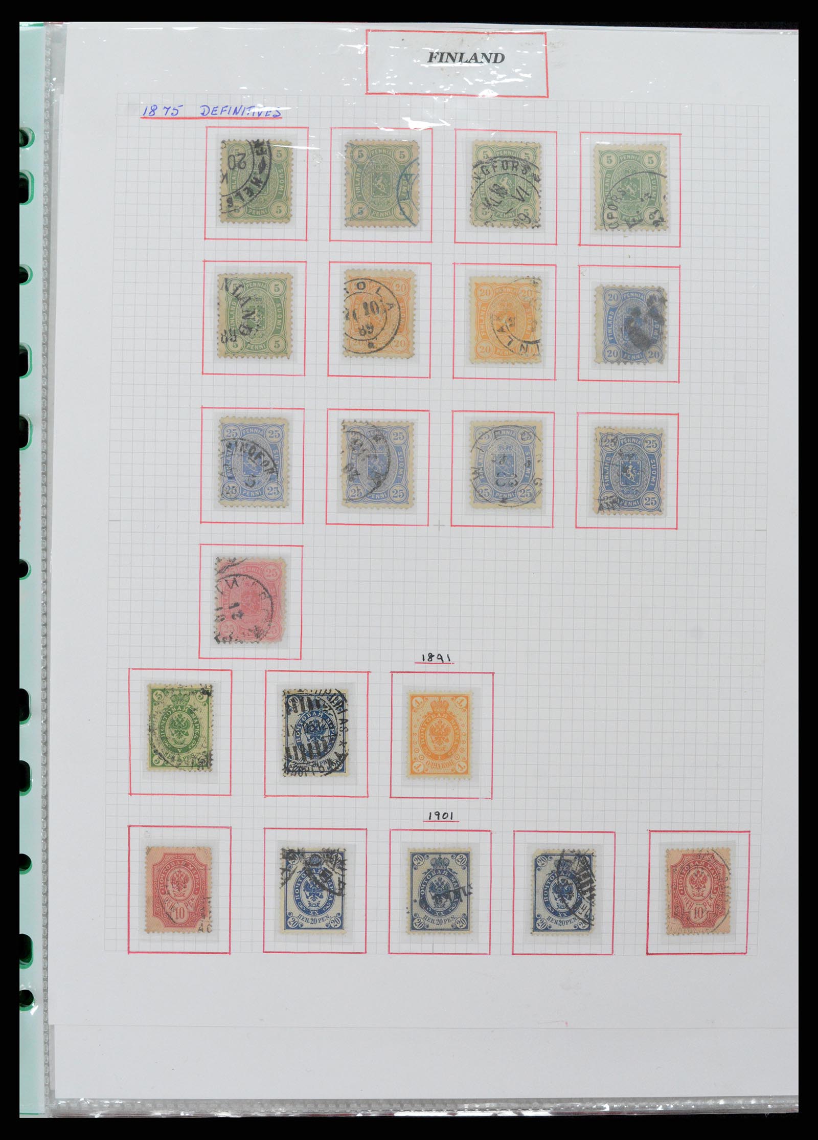 37344 052 - Postzegelverzameling 37344 Europese landen 1861-1980.
