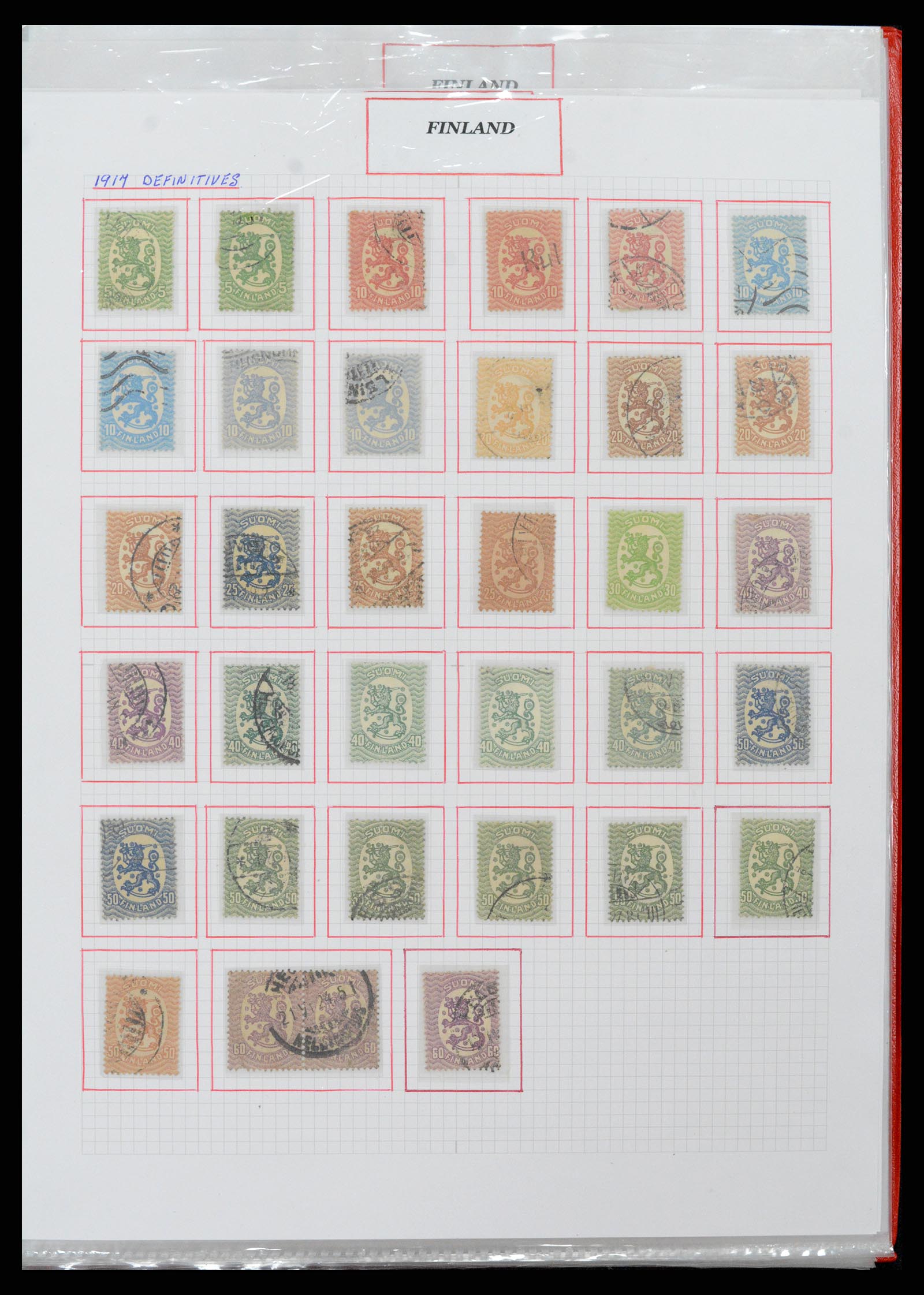 37344 055 - Postzegelverzameling 37344 Europese landen 1861-1980.