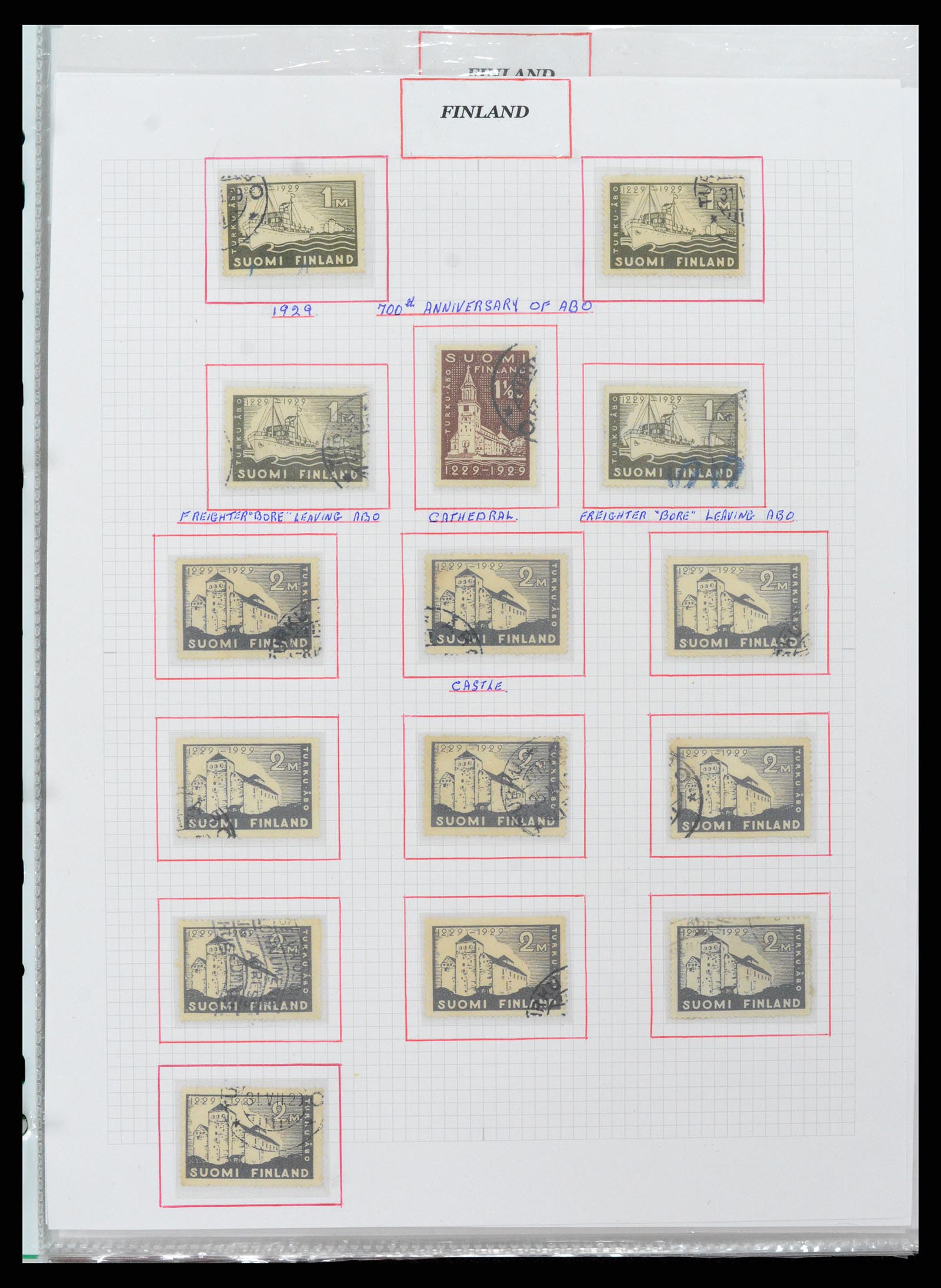 37344 057 - Postzegelverzameling 37344 Europese landen 1861-1980.