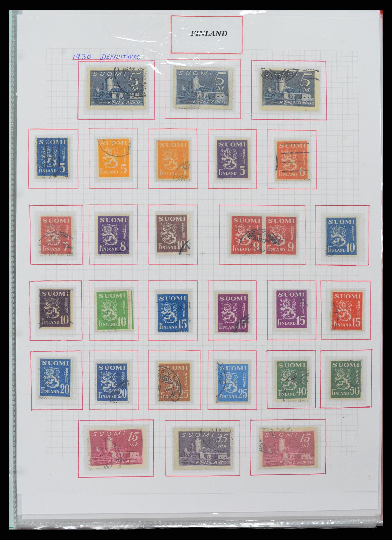 37344 059 - Postzegelverzameling 37344 Europese landen 1861-1980.