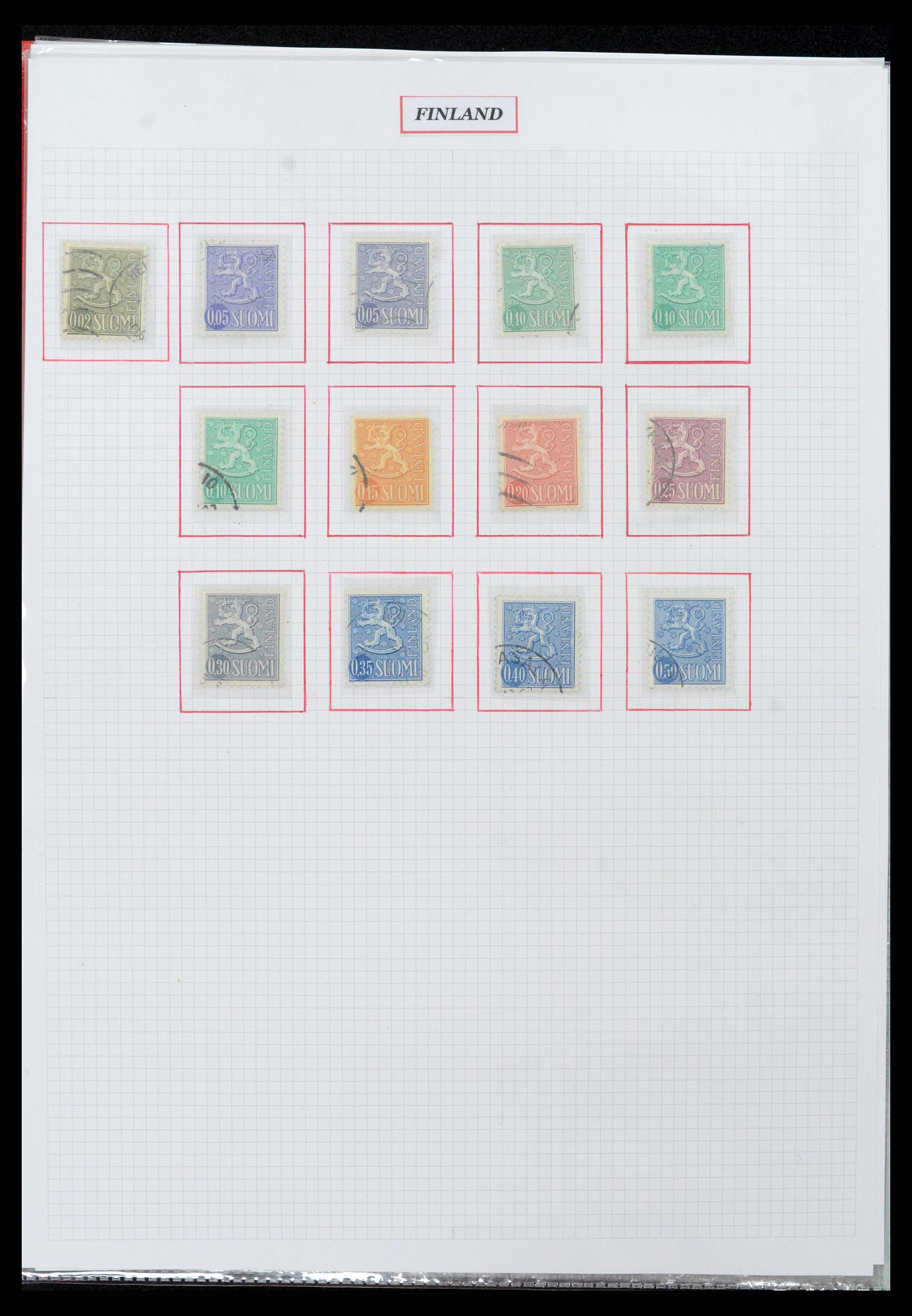37344 062 - Postzegelverzameling 37344 Europese landen 1861-1980.