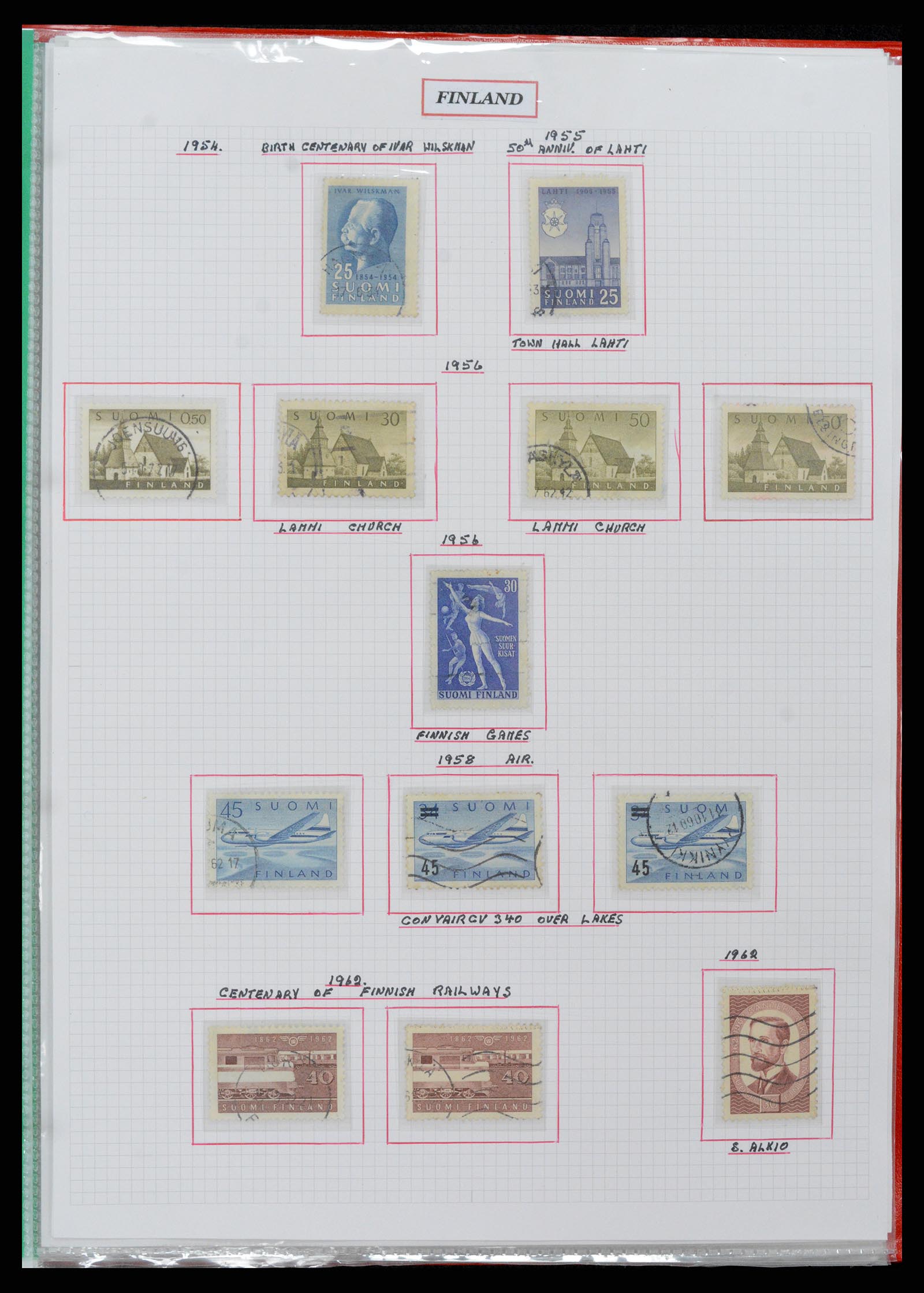 37344 064 - Postzegelverzameling 37344 Europese landen 1861-1980.