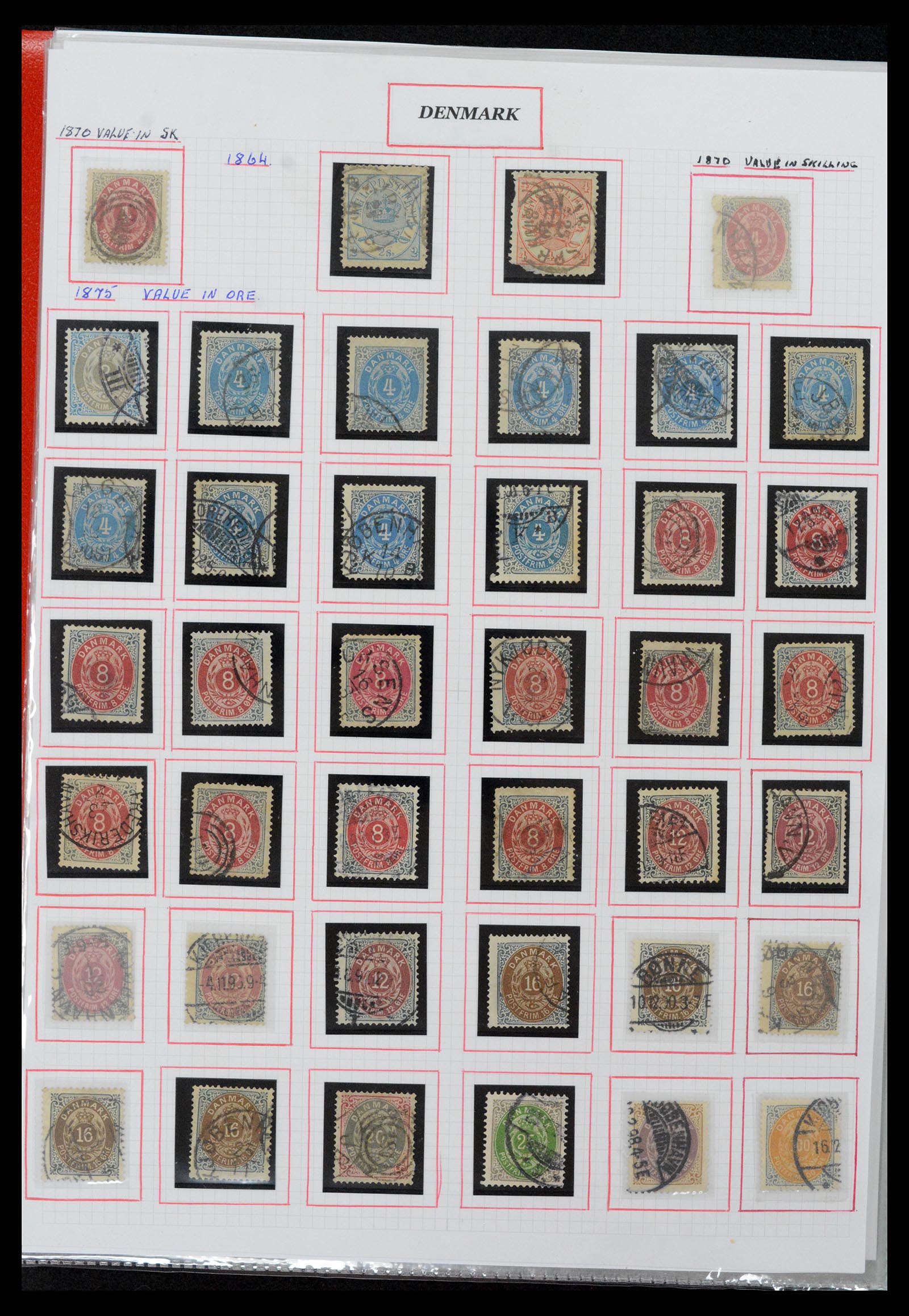 37344 065 - Postzegelverzameling 37344 Europese landen 1861-1980.