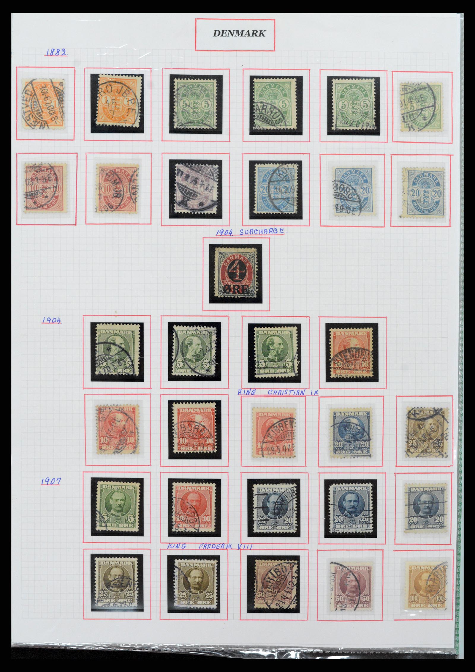 37344 067 - Postzegelverzameling 37344 Europese landen 1861-1980.