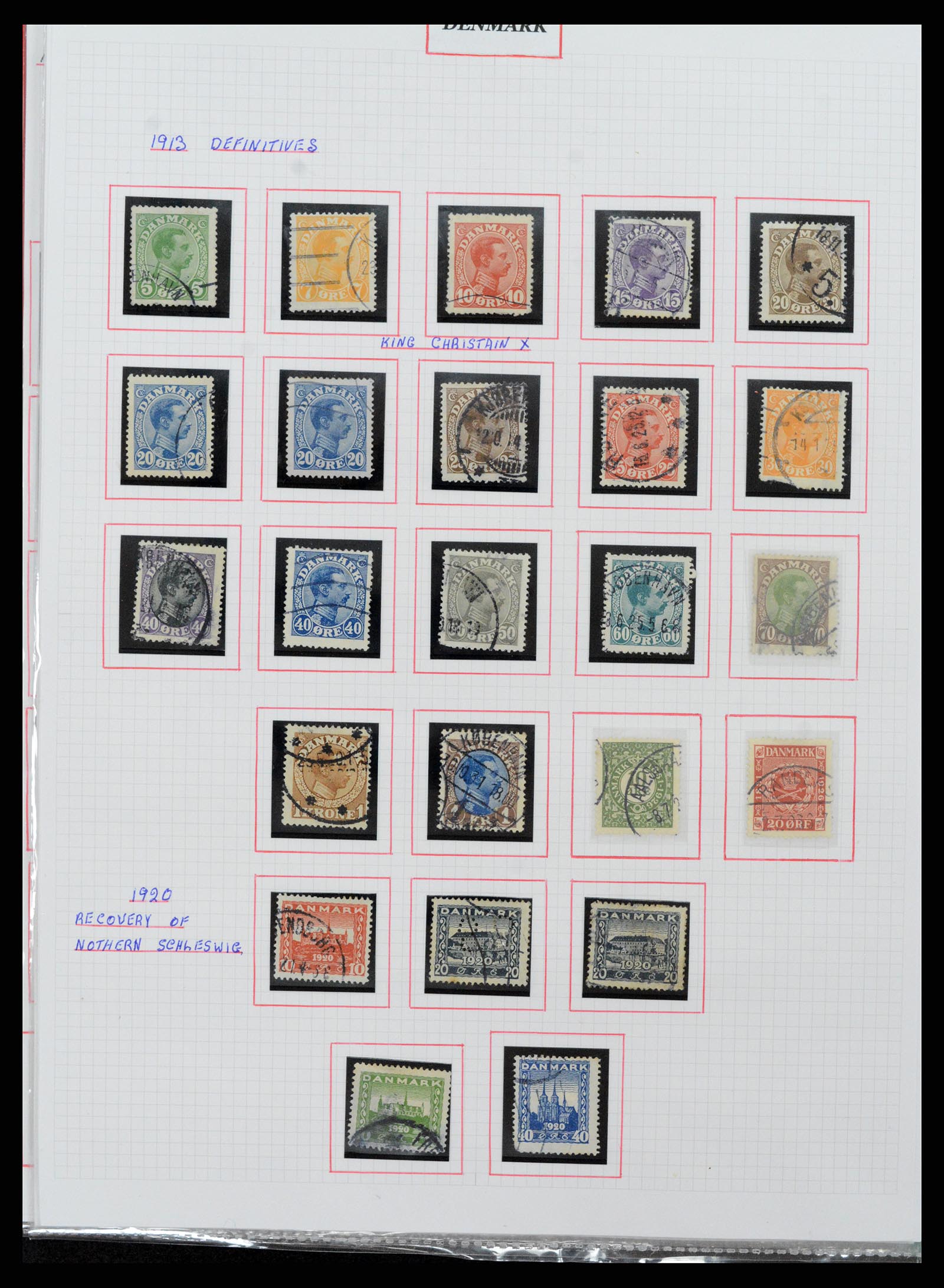 37344 069 - Postzegelverzameling 37344 Europese landen 1861-1980.