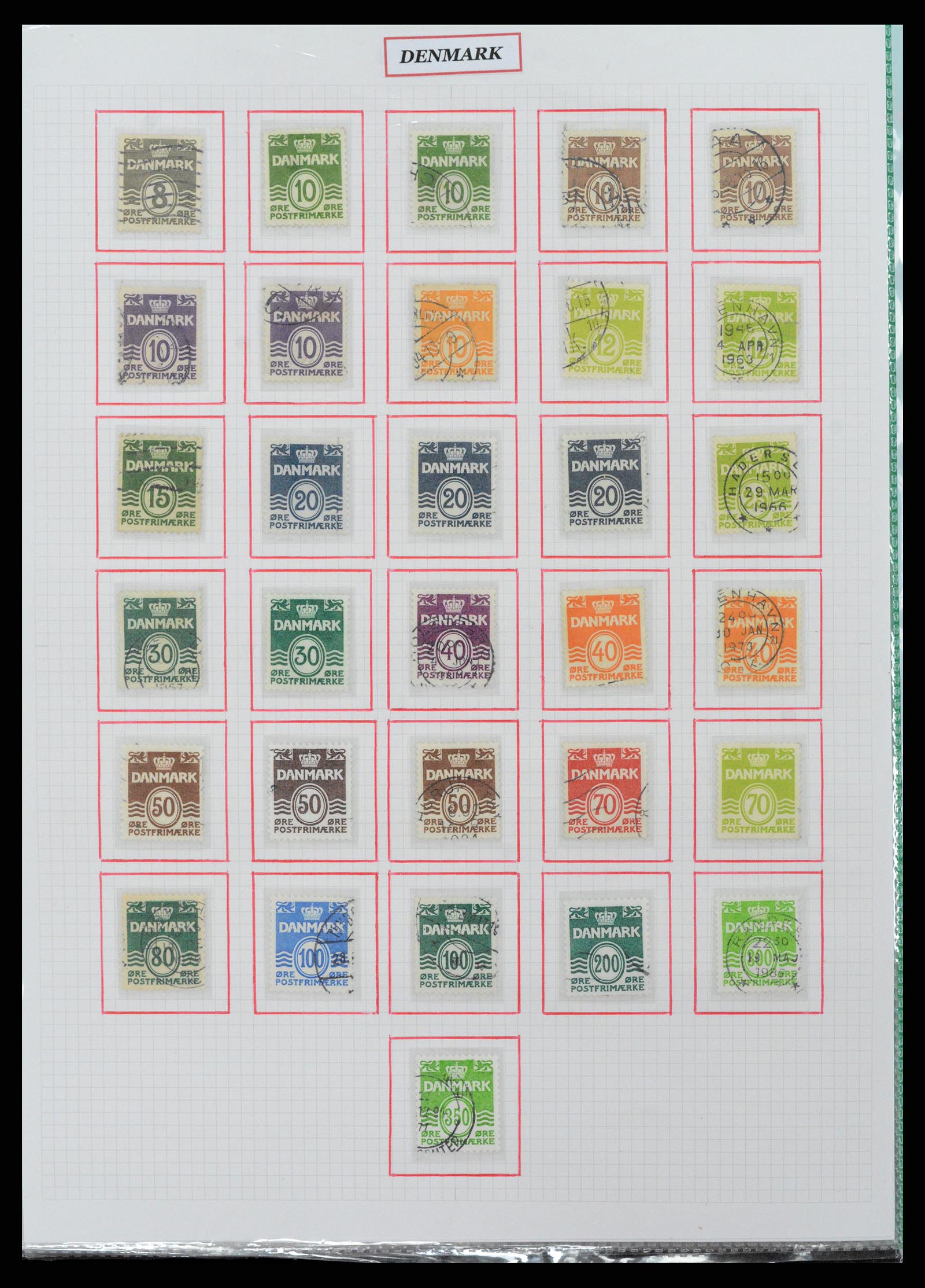 37344 071 - Postzegelverzameling 37344 Europese landen 1861-1980.