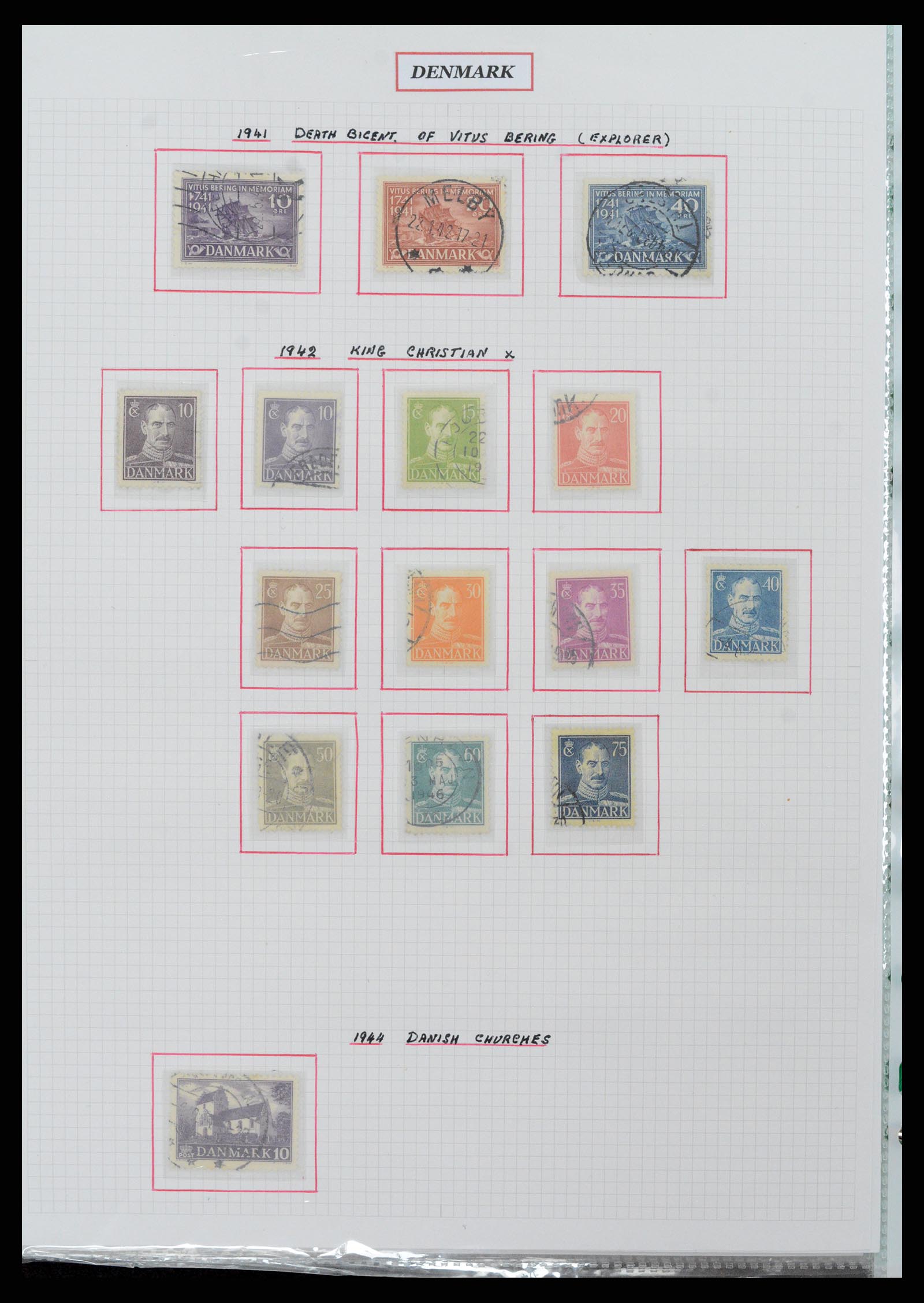 37344 073 - Postzegelverzameling 37344 Europese landen 1861-1980.