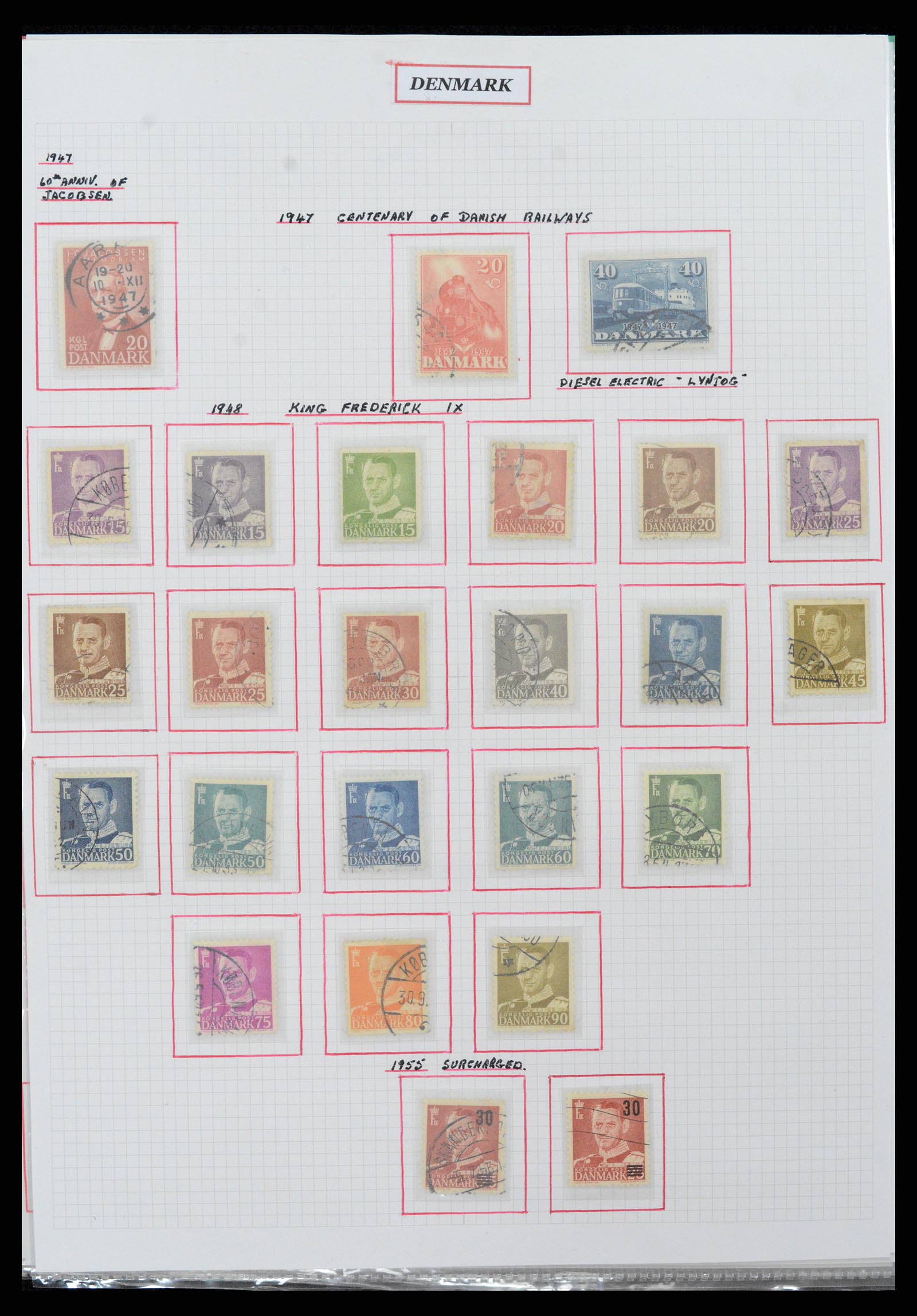 37344 075 - Postzegelverzameling 37344 Europese landen 1861-1980.