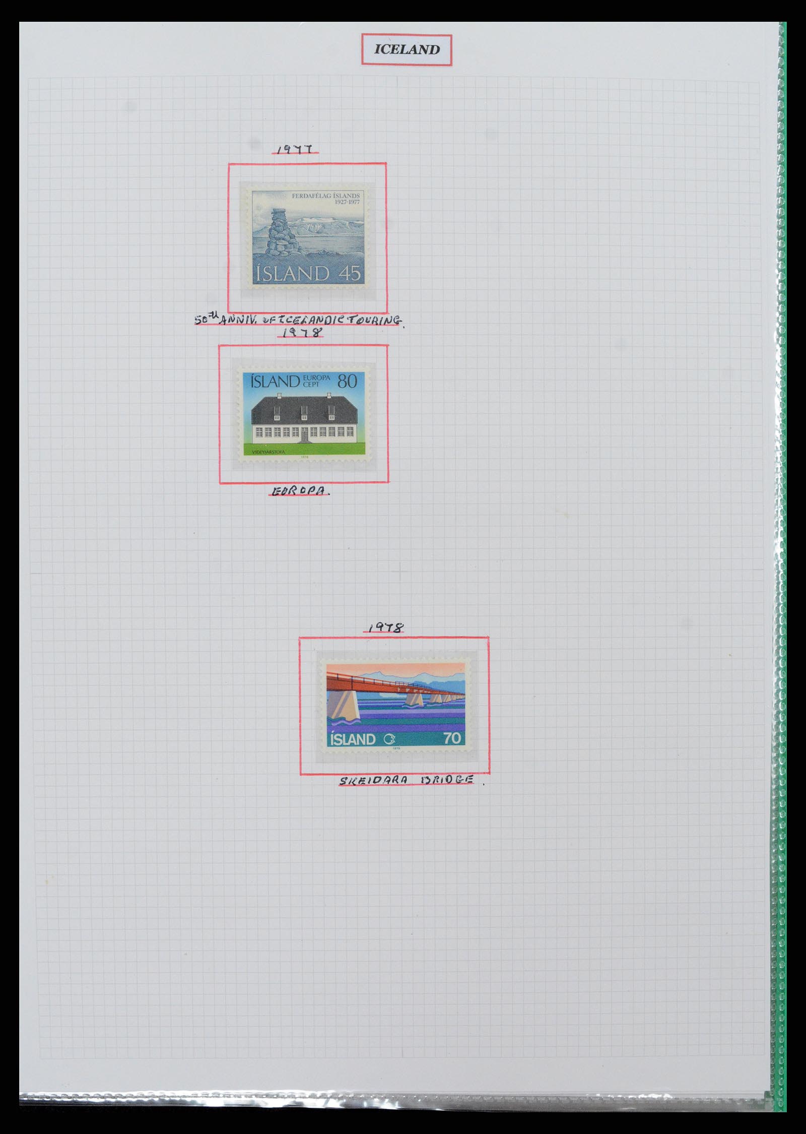 37344 091 - Postzegelverzameling 37344 Europese landen 1861-1980.