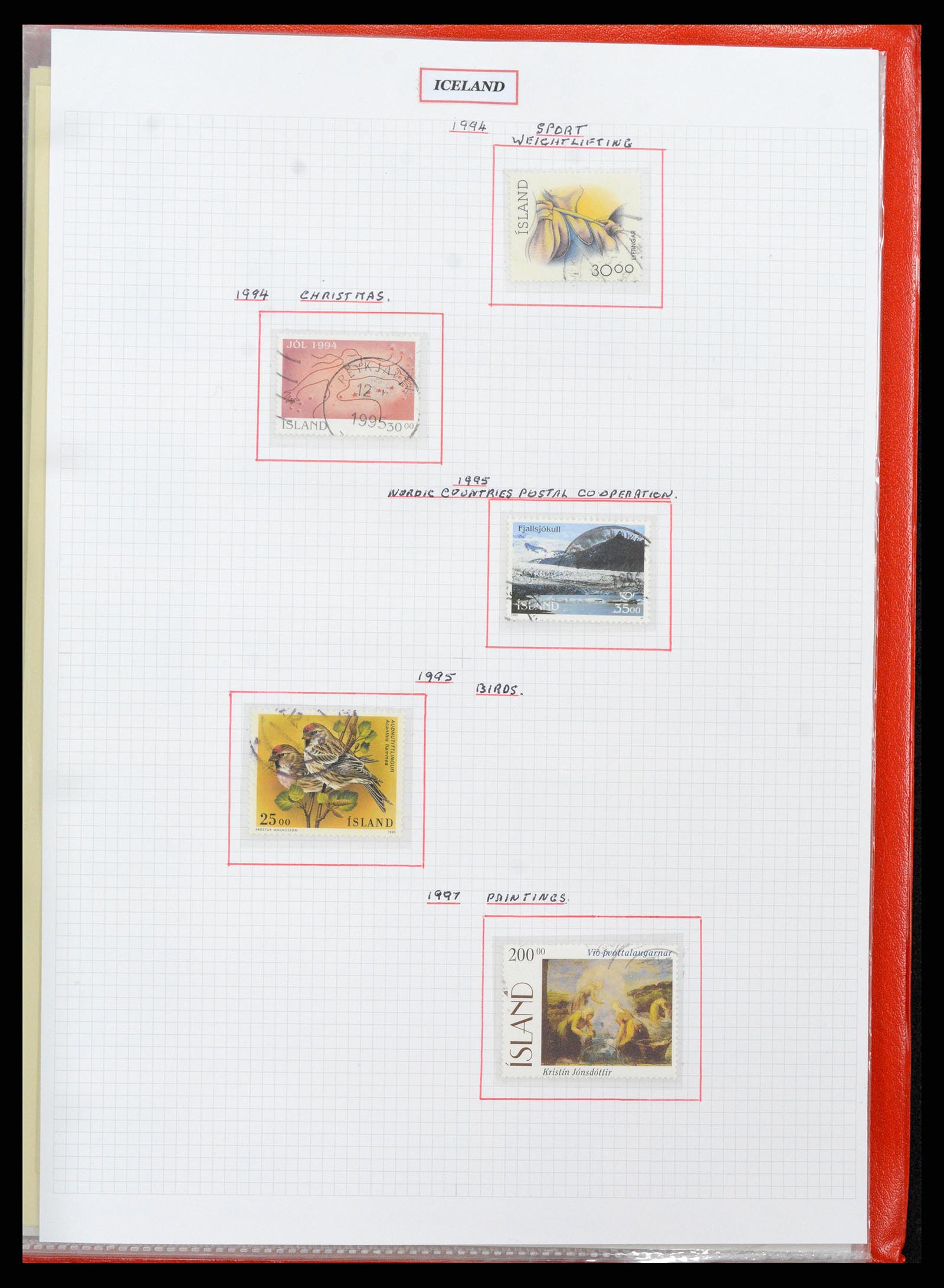 37344 094 - Postzegelverzameling 37344 Europese landen 1861-1980.