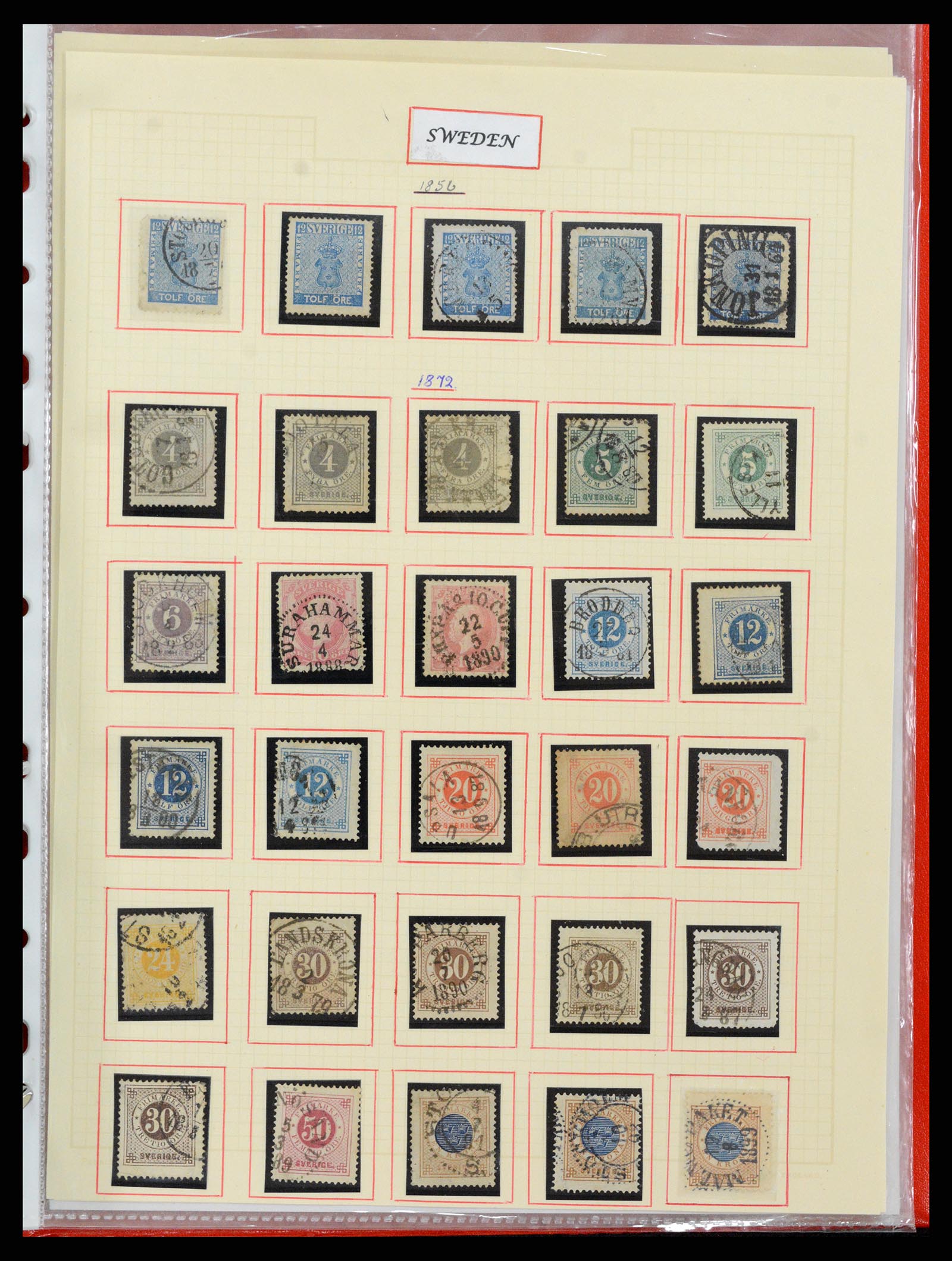 37344 095 - Postzegelverzameling 37344 Europese landen 1861-1980.