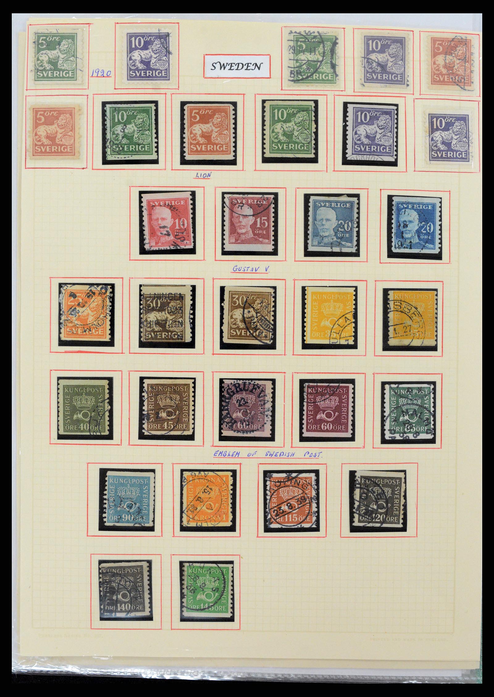 37344 098 - Postzegelverzameling 37344 Europese landen 1861-1980.