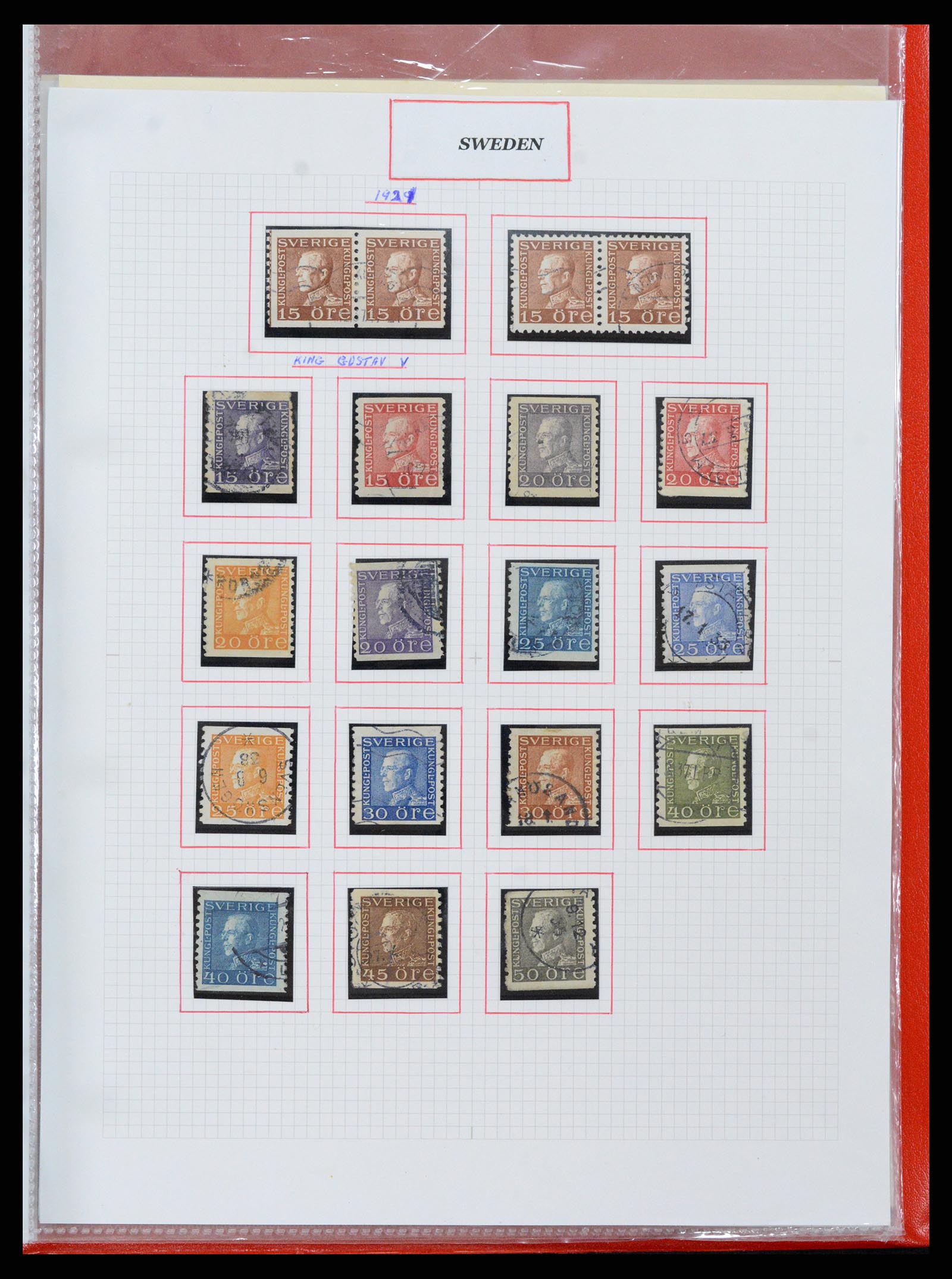 37344 099 - Postzegelverzameling 37344 Europese landen 1861-1980.