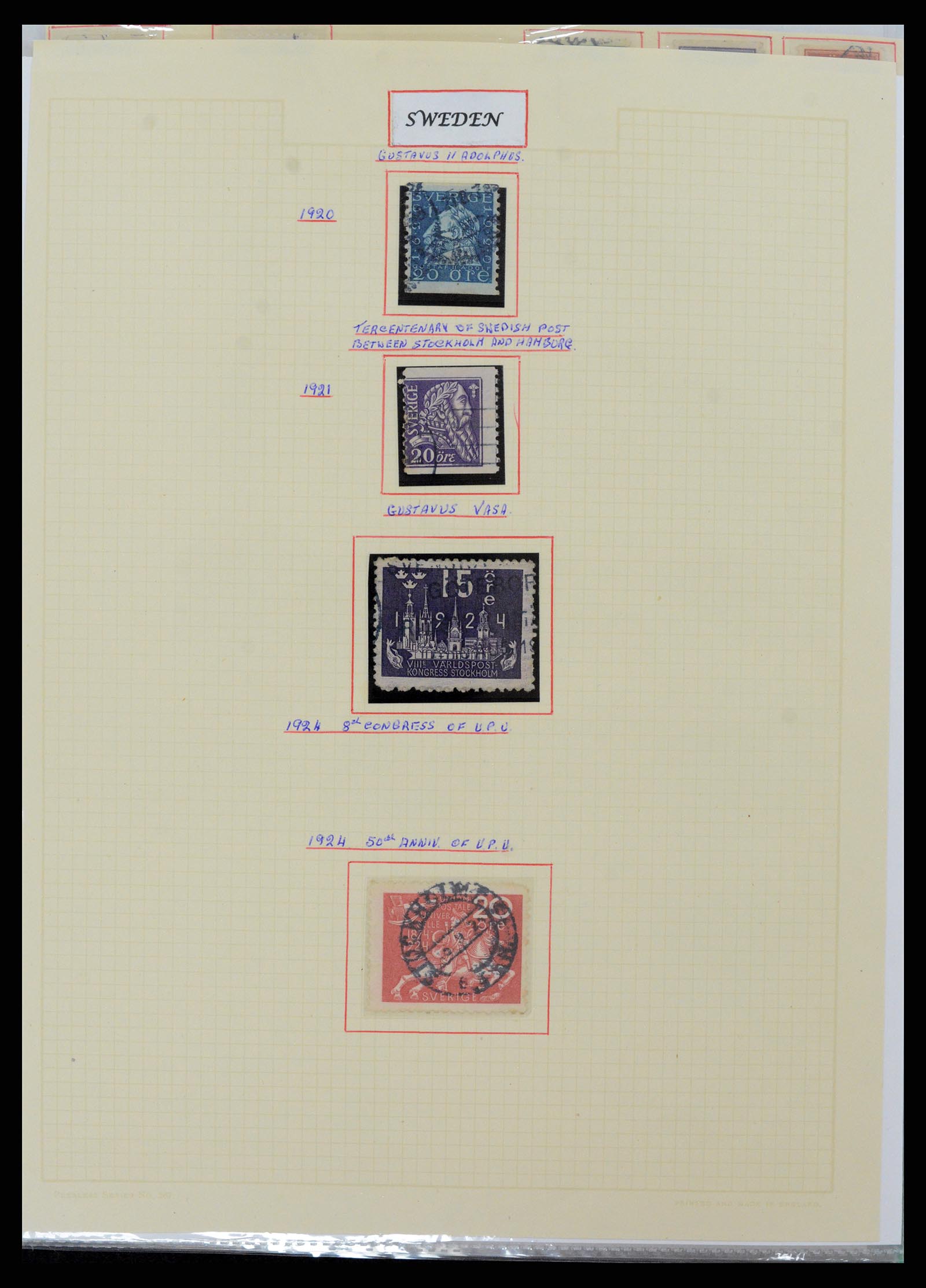 37344 100 - Postzegelverzameling 37344 Europese landen 1861-1980.