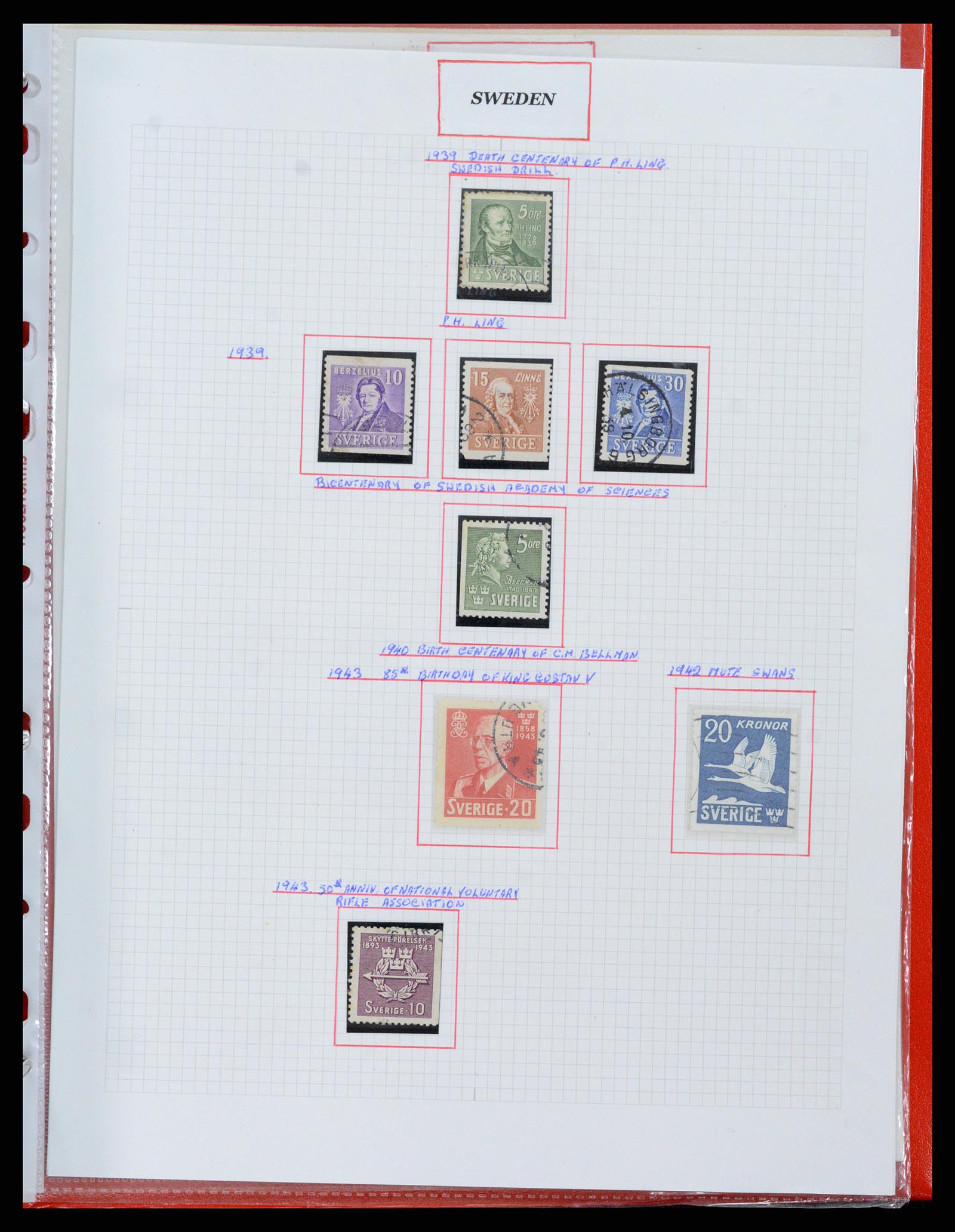 37344 103 - Postzegelverzameling 37344 Europese landen 1861-1980.