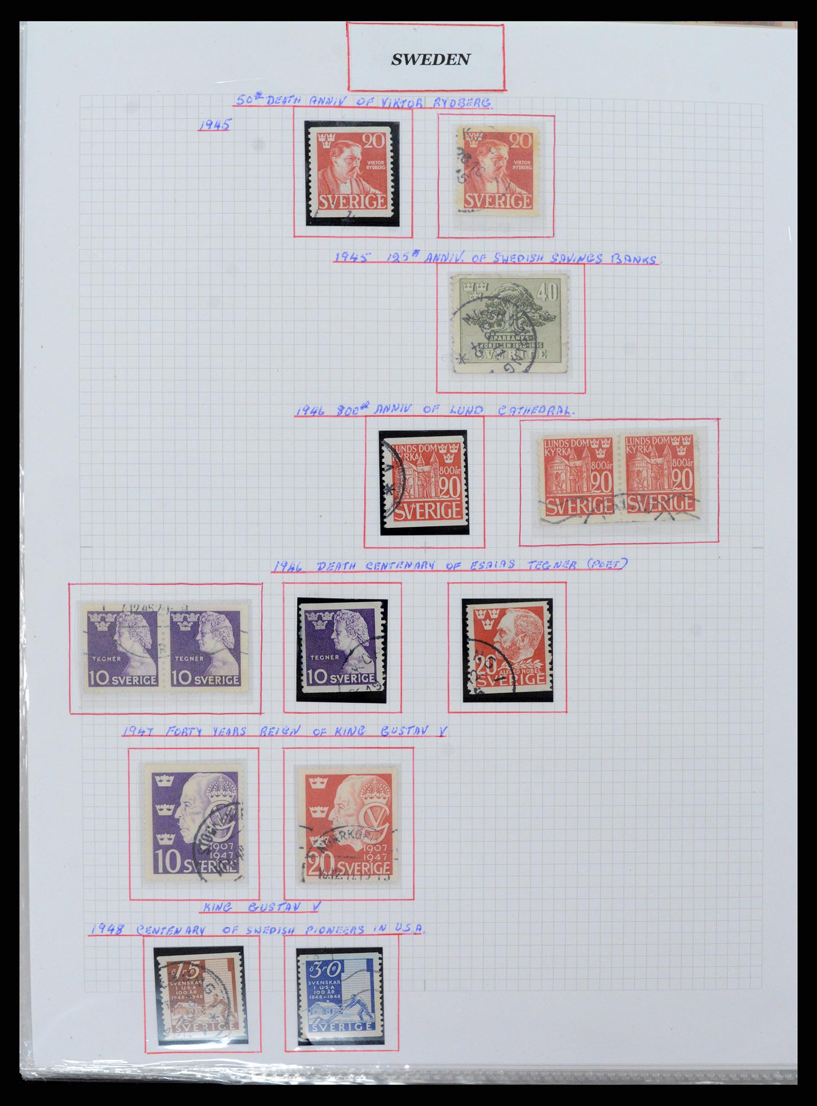 37344 104 - Postzegelverzameling 37344 Europese landen 1861-1980.