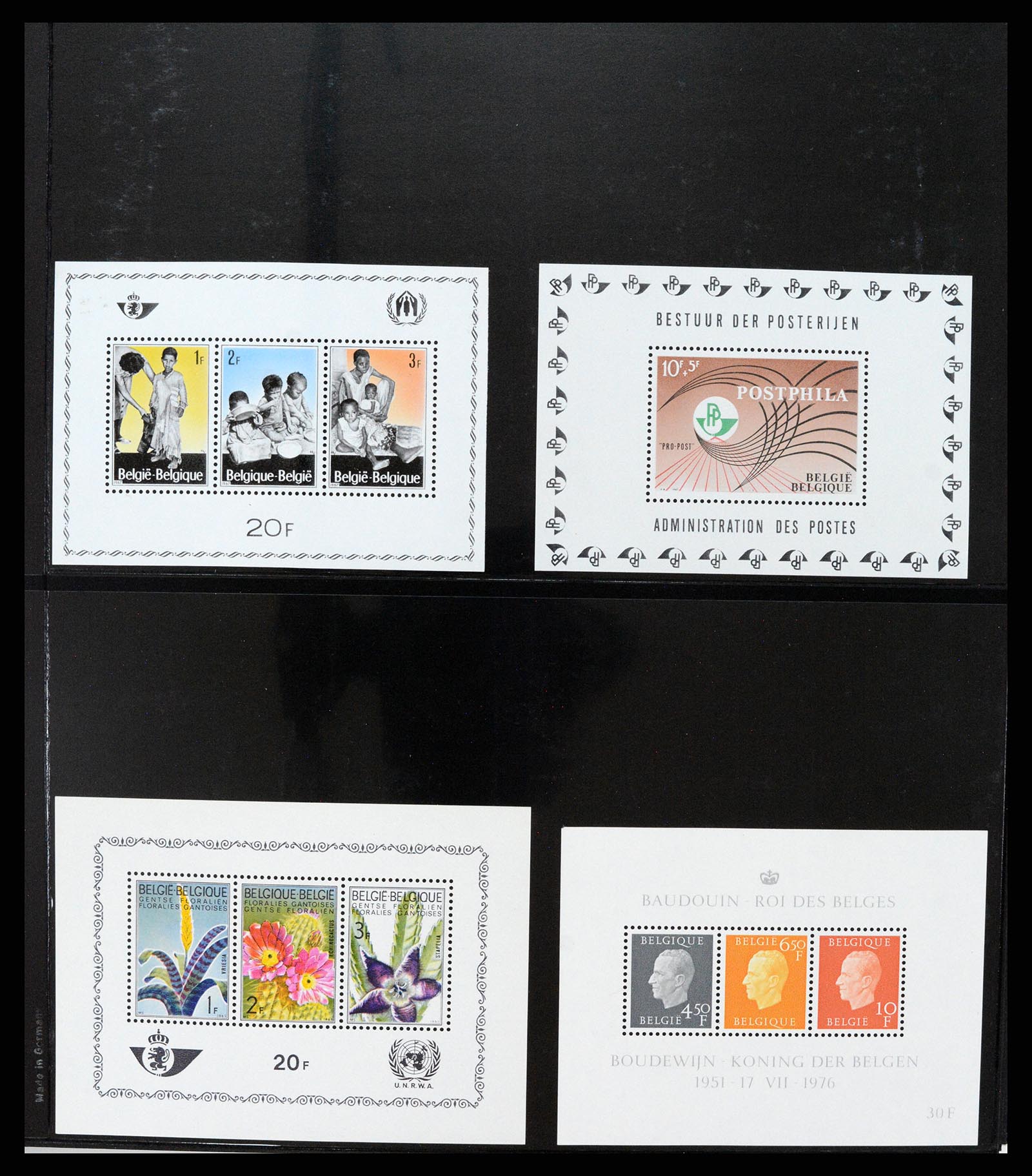 37345 006 - Stamp collection 37345 European countries souvenir sheets.