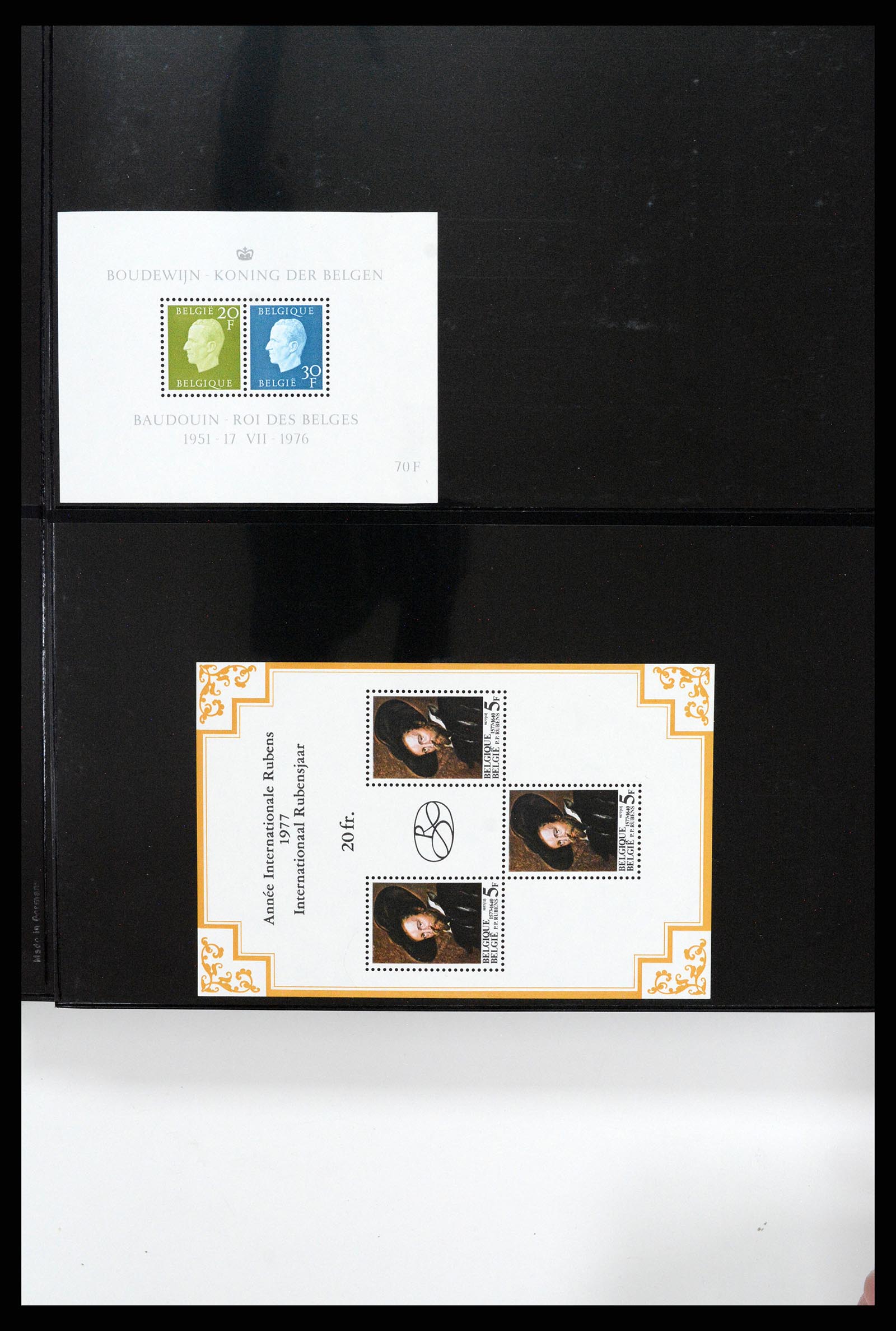 37345 007 - Stamp collection 37345 European countries souvenir sheets.