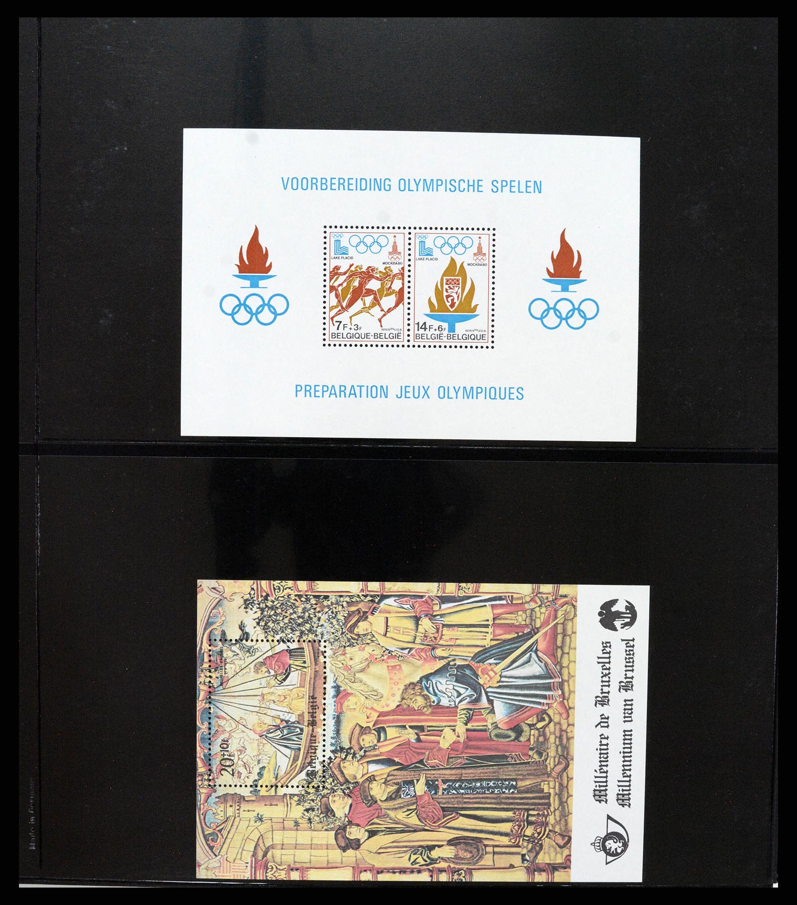 37345 008 - Stamp collection 37345 European countries souvenir sheets.