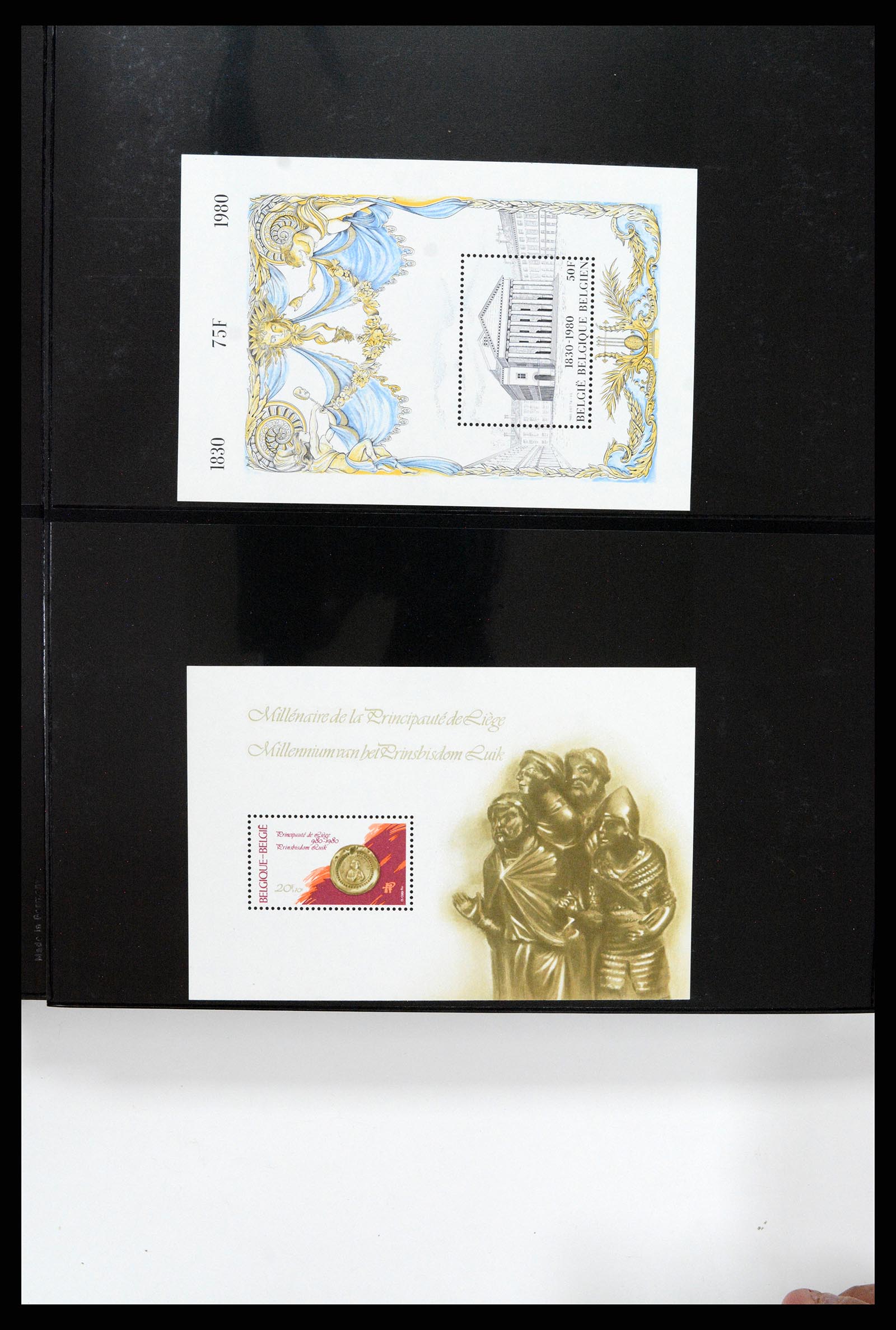 37345 009 - Stamp collection 37345 European countries souvenir sheets.
