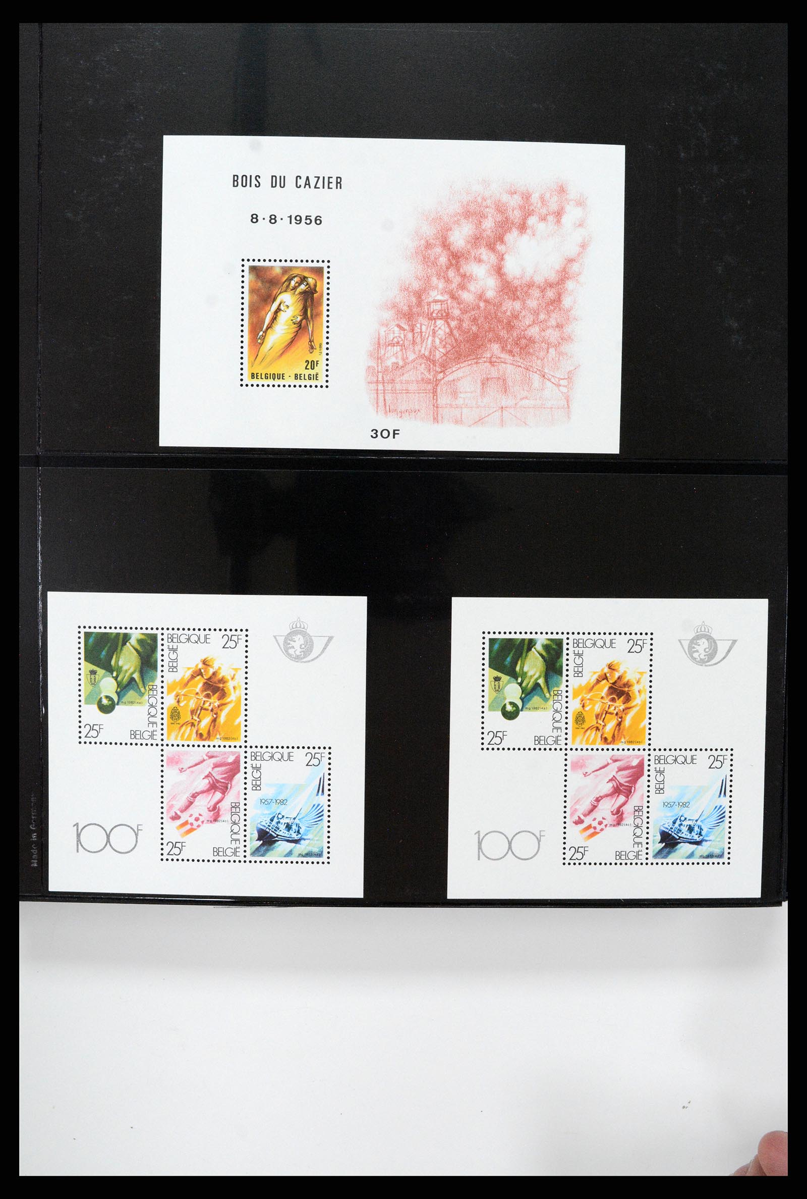 37345 010 - Stamp collection 37345 European countries souvenir sheets.