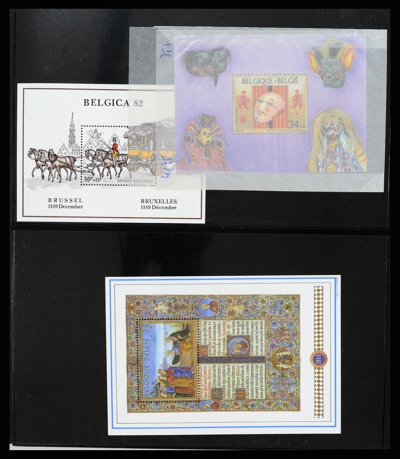 37345 011 - Stamp collection 37345 European countries souvenir sheets.