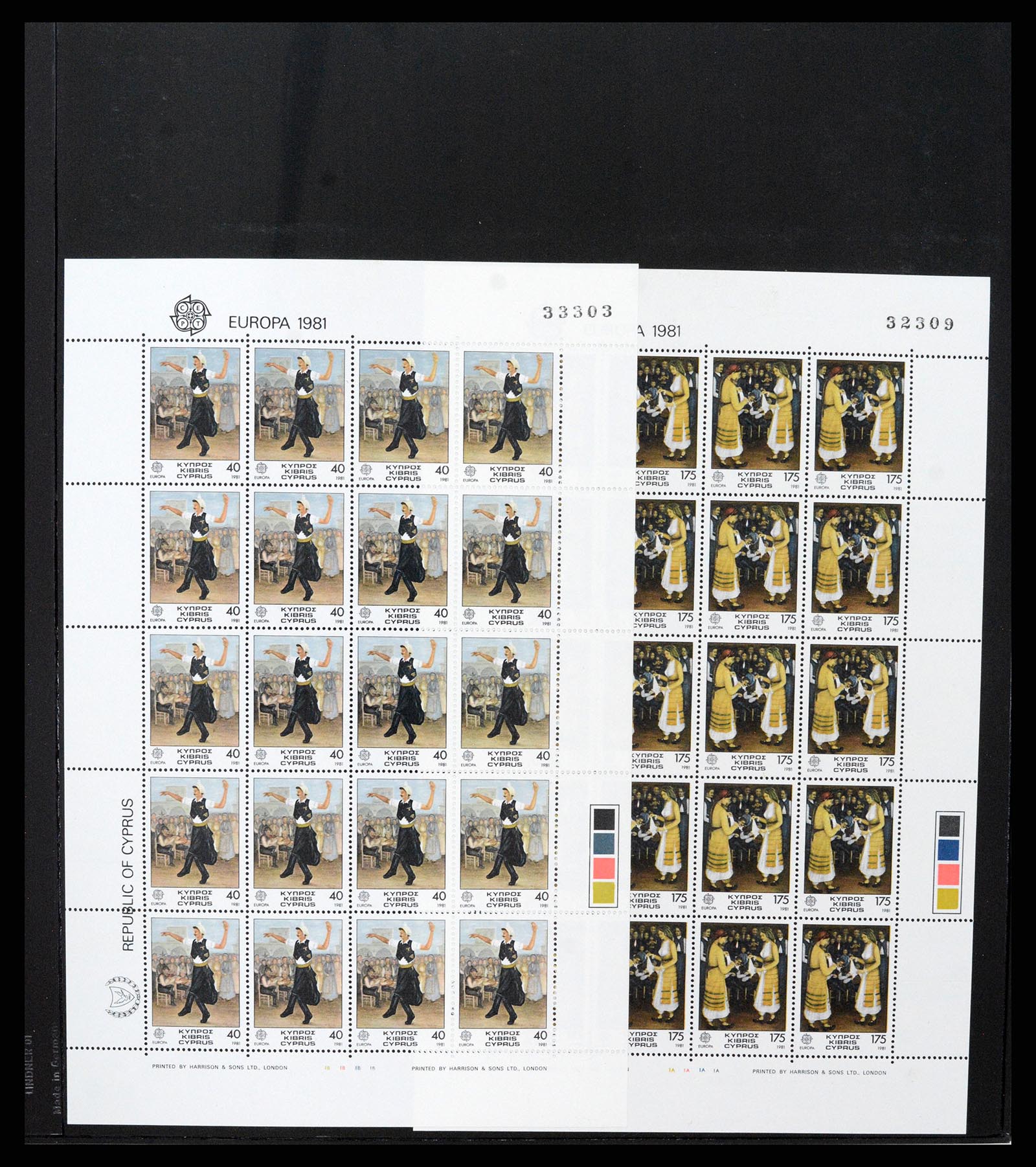 37345 020 - Stamp collection 37345 European countries souvenir sheets.
