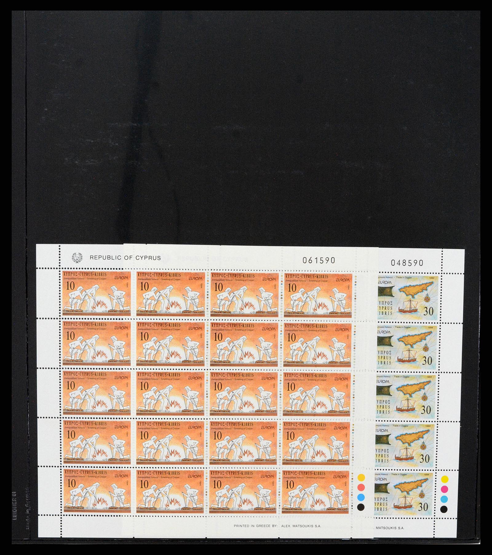 37345 022 - Postzegelverzameling 37345 Europese landen blokken.