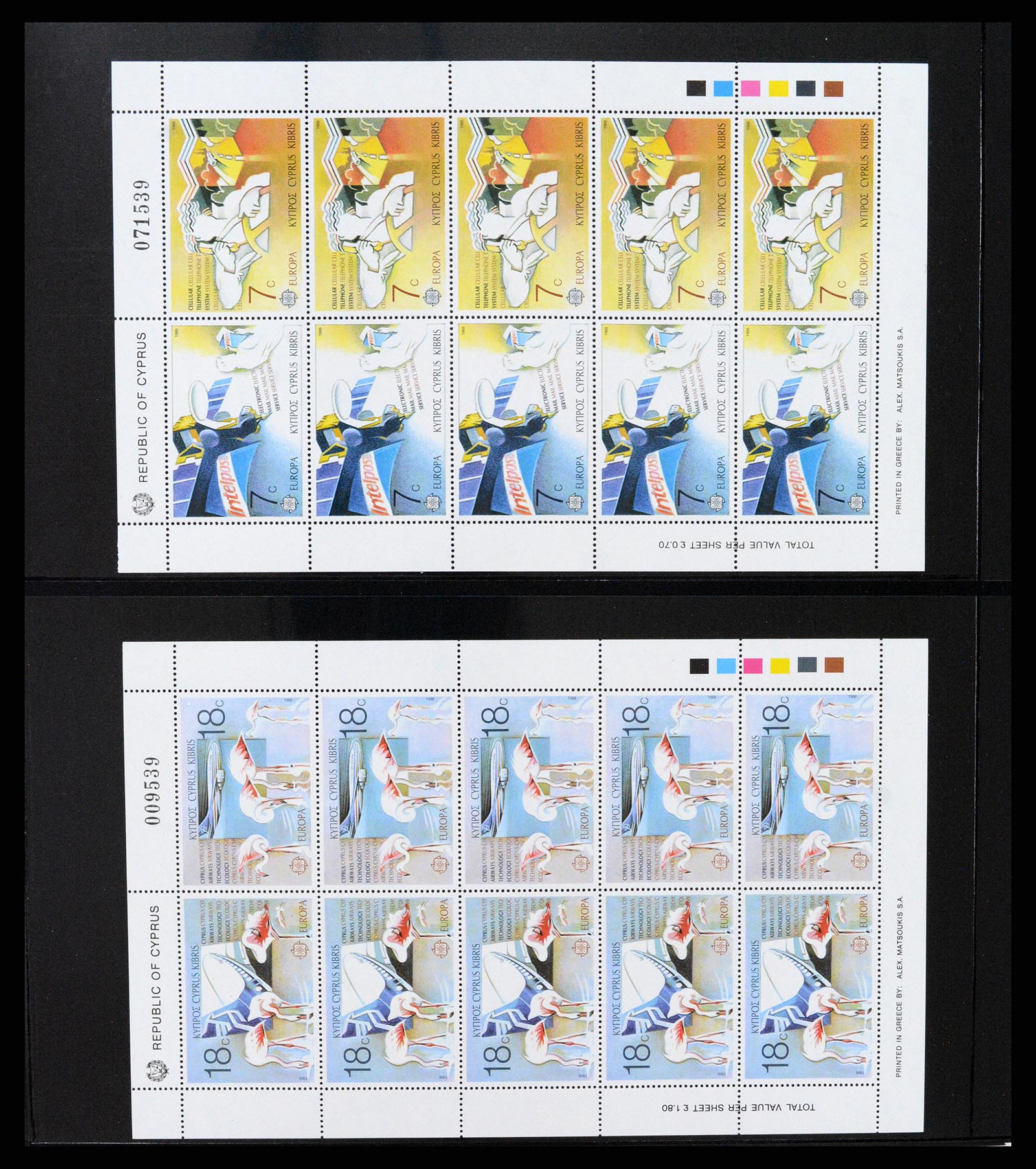 37345 025 - Stamp collection 37345 European countries souvenir sheets.