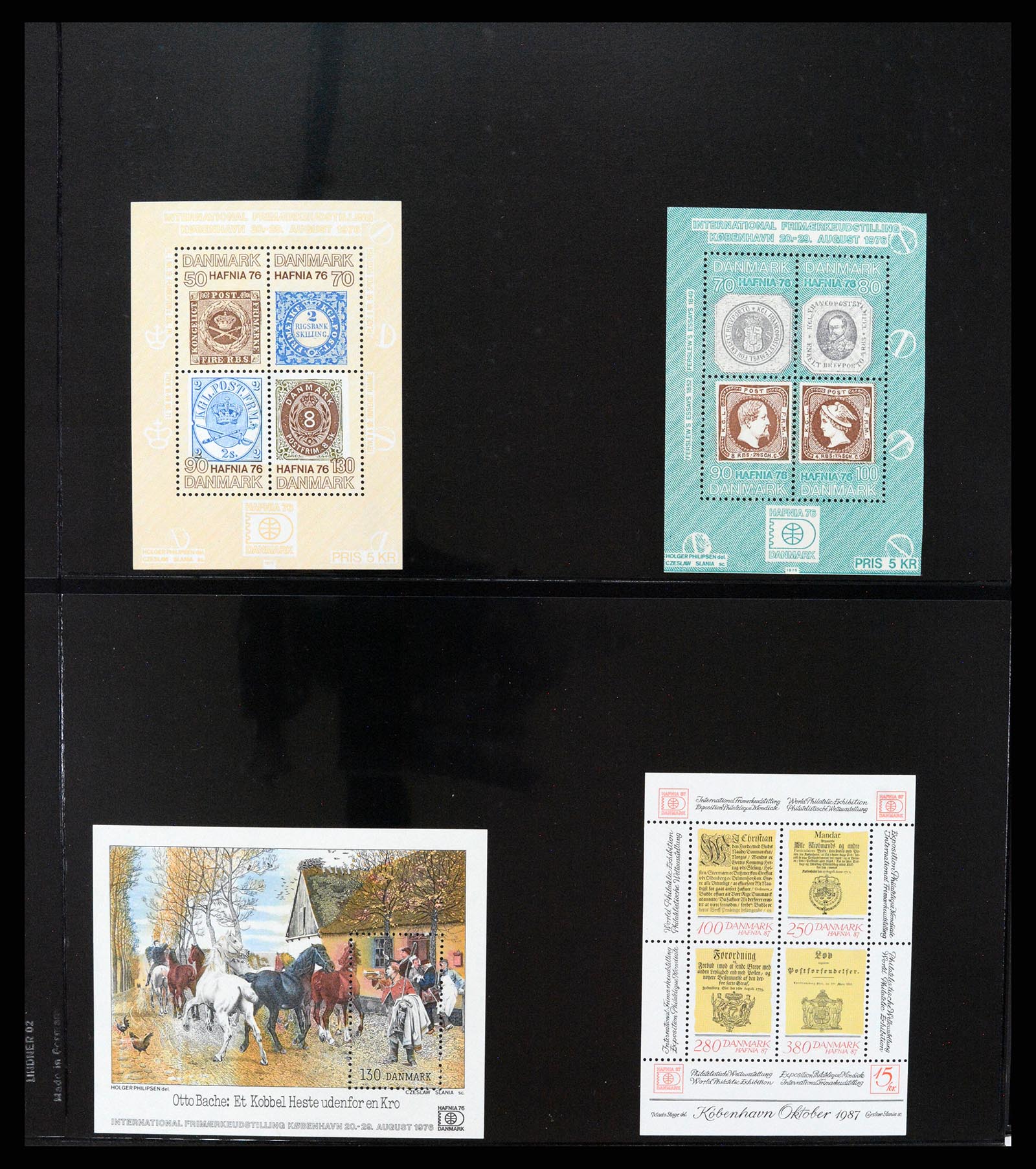 37345 026 - Stamp collection 37345 European countries souvenir sheets.