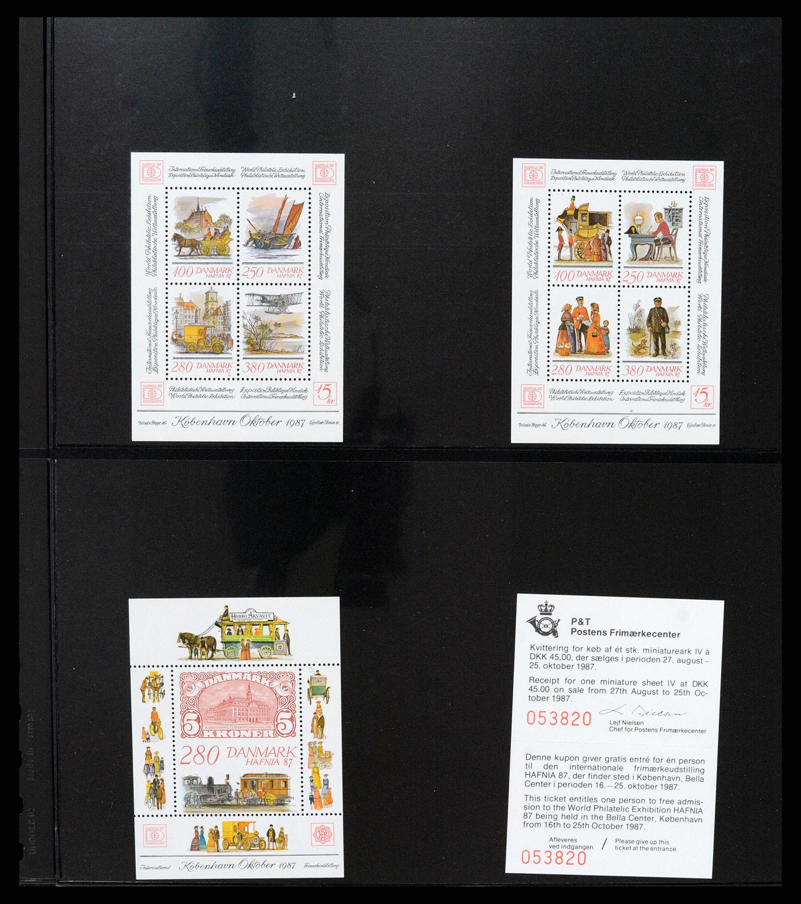37345 027 - Stamp collection 37345 European countries souvenir sheets.
