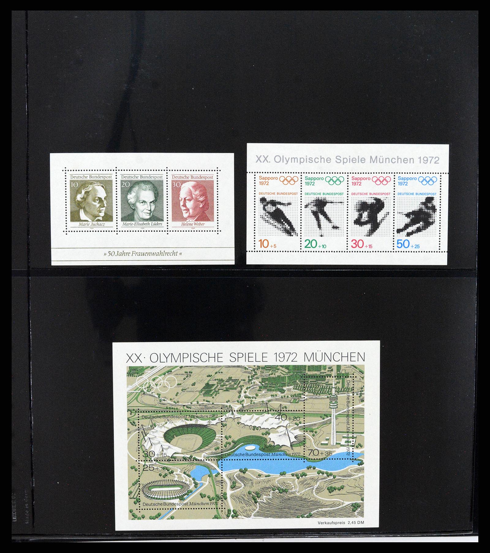37345 033 - Stamp collection 37345 European countries souvenir sheets.