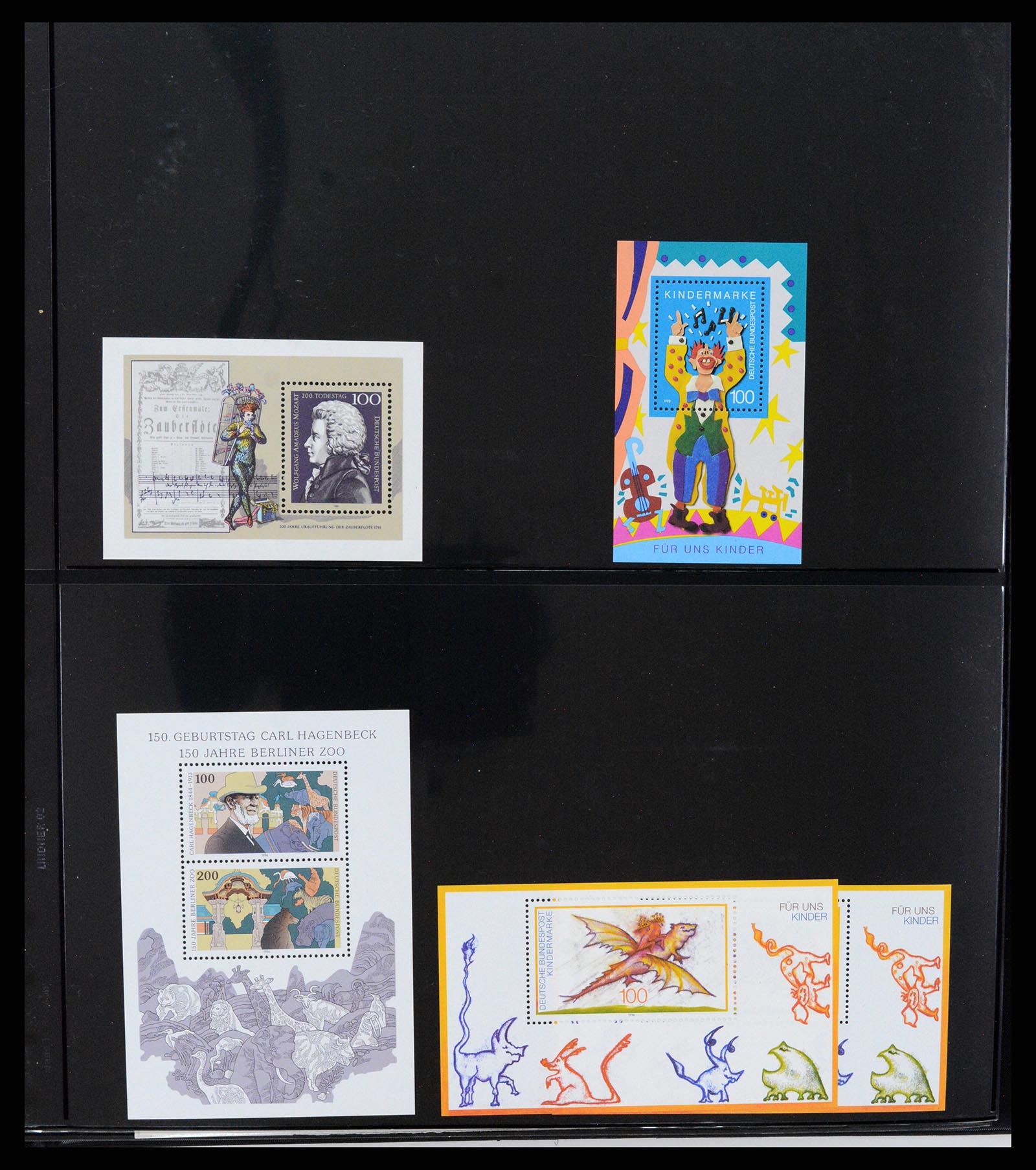 37345 039 - Stamp collection 37345 European countries souvenir sheets.