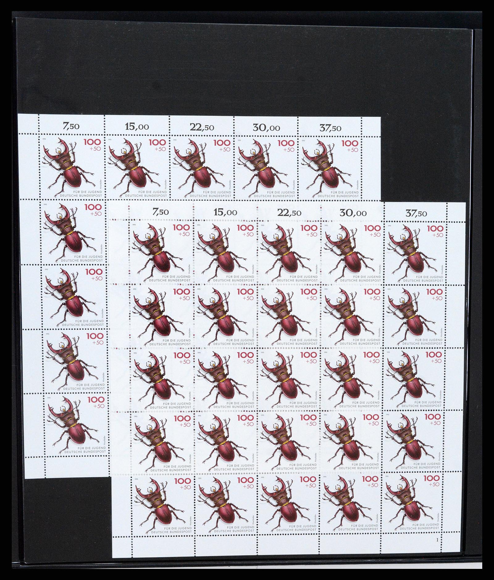 37345 048 - Stamp collection 37345 European countries souvenir sheets.