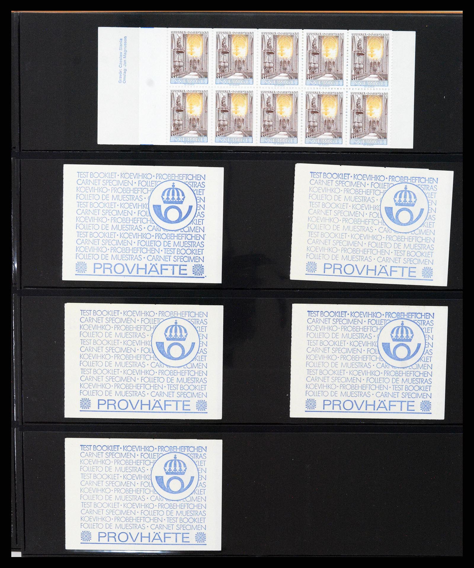 37345 054 - Stamp collection 37345 European countries souvenir sheets.