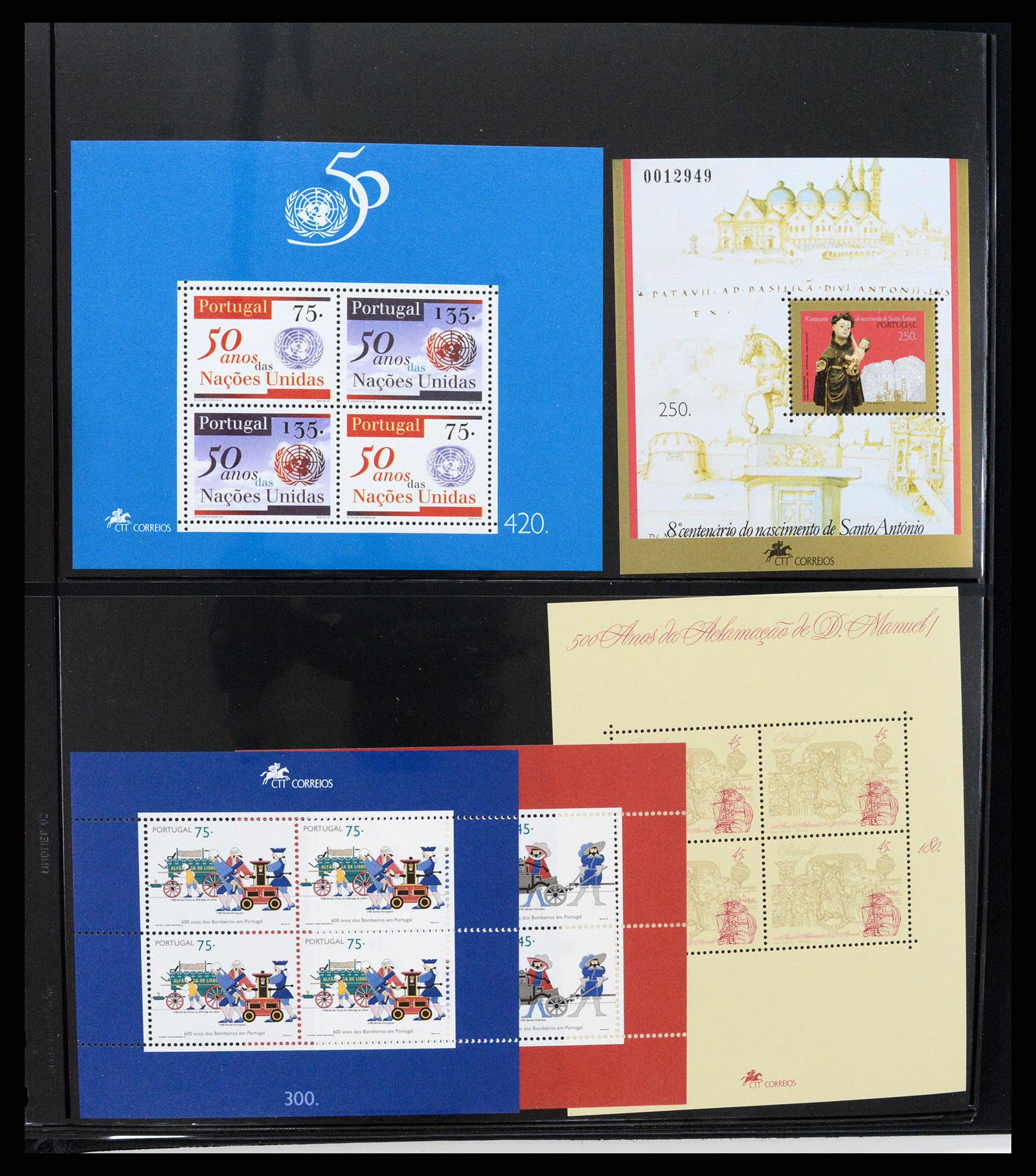 37345 342 - Stamp collection 37345 European countries souvenir sheets.